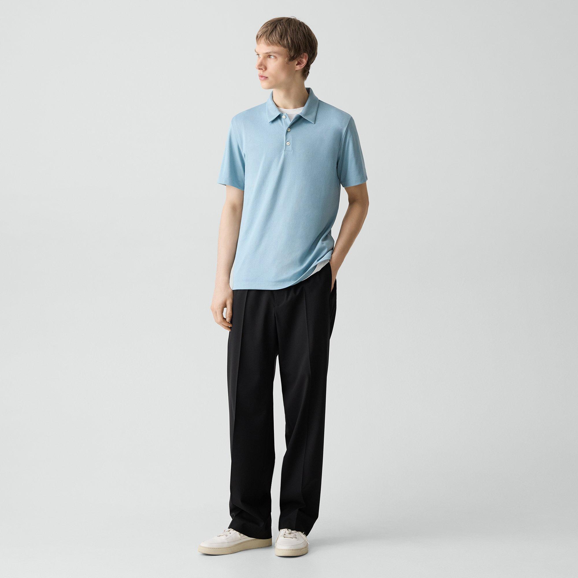 Bron Polo Shirt in Anemone Modal Jersey
