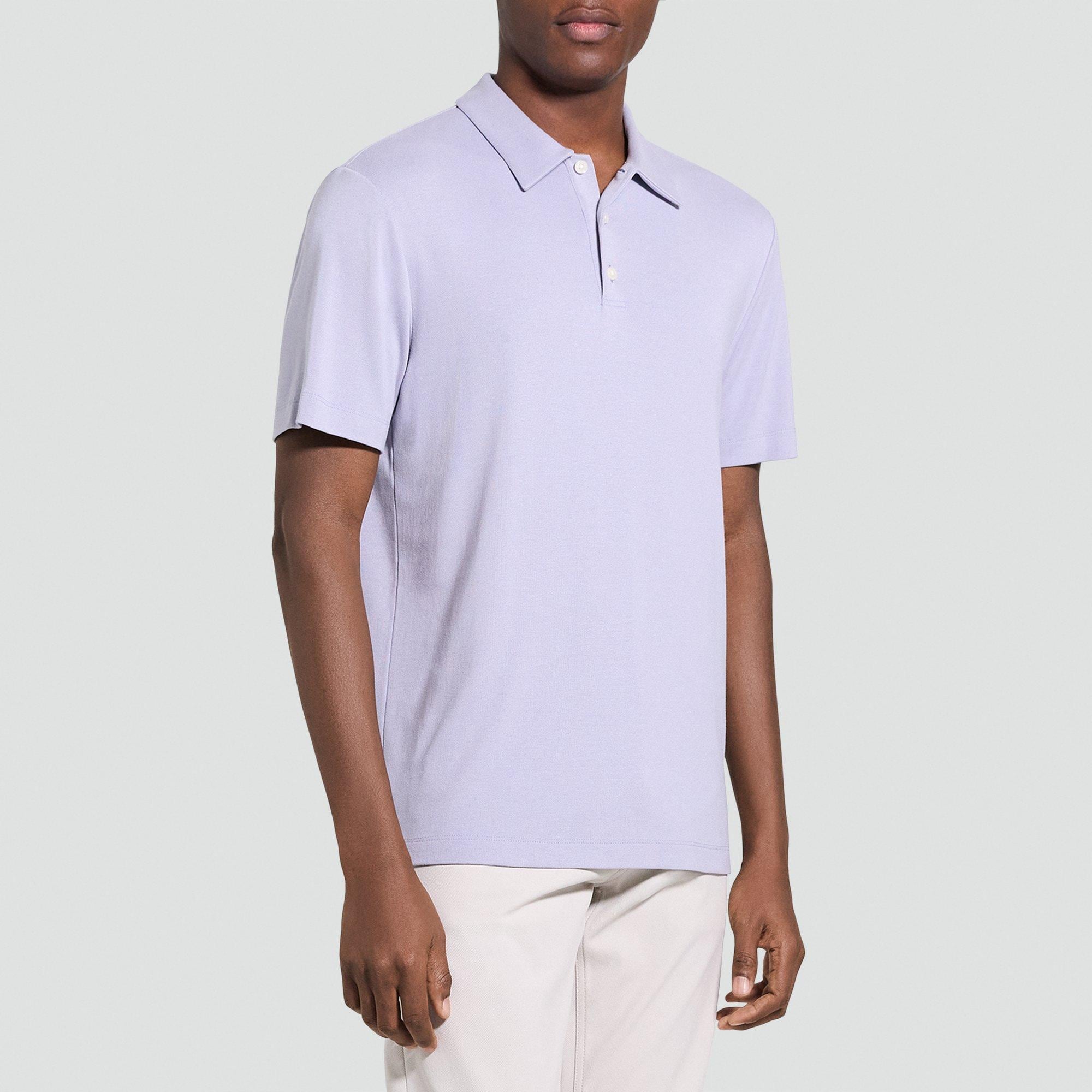 Bron Polo Shirt in Anemone Modal Jersey