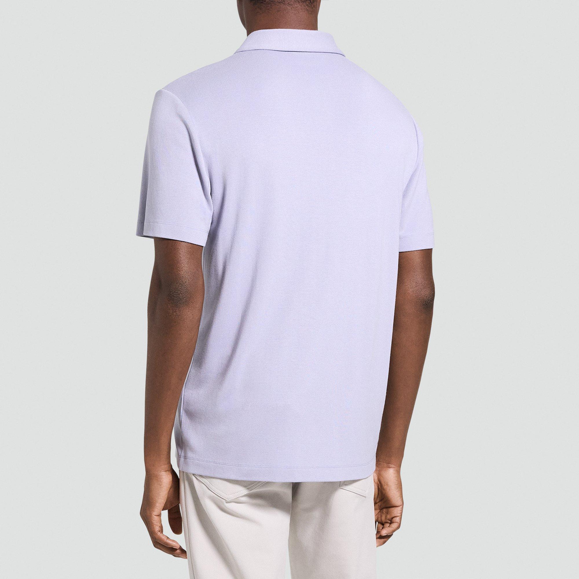 Bron Polo Shirt in Anemone Modal Jersey