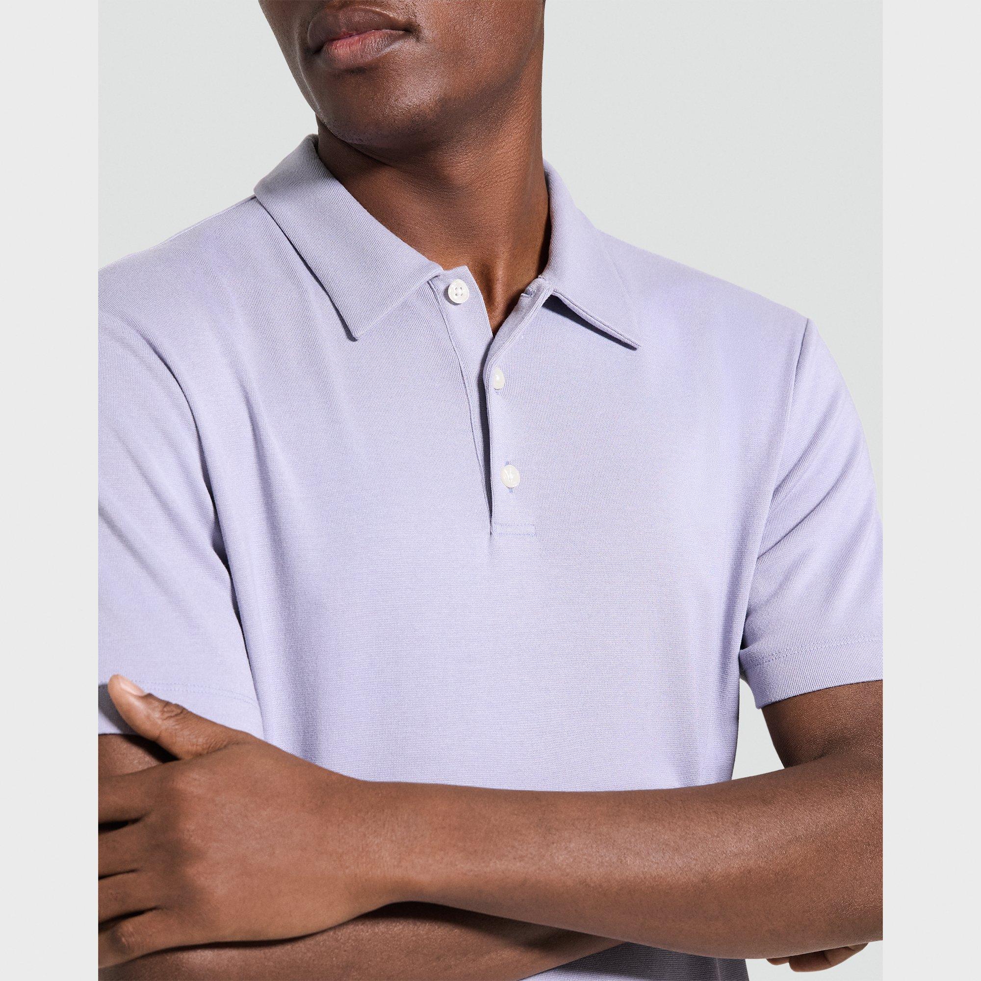 Bron Polo Shirt in Anemone Modal Jersey