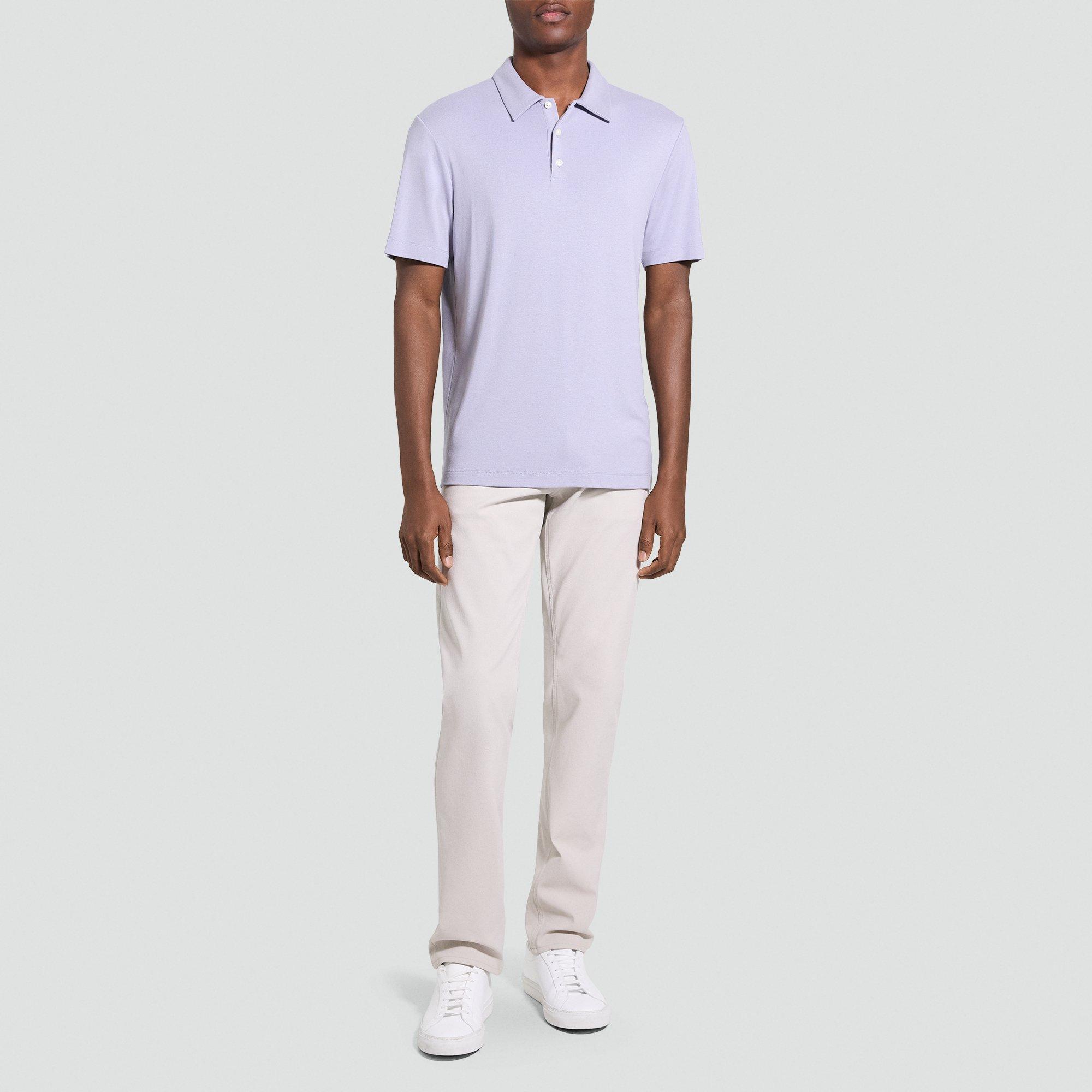 Bron Polo Shirt in Anemone Modal Jersey