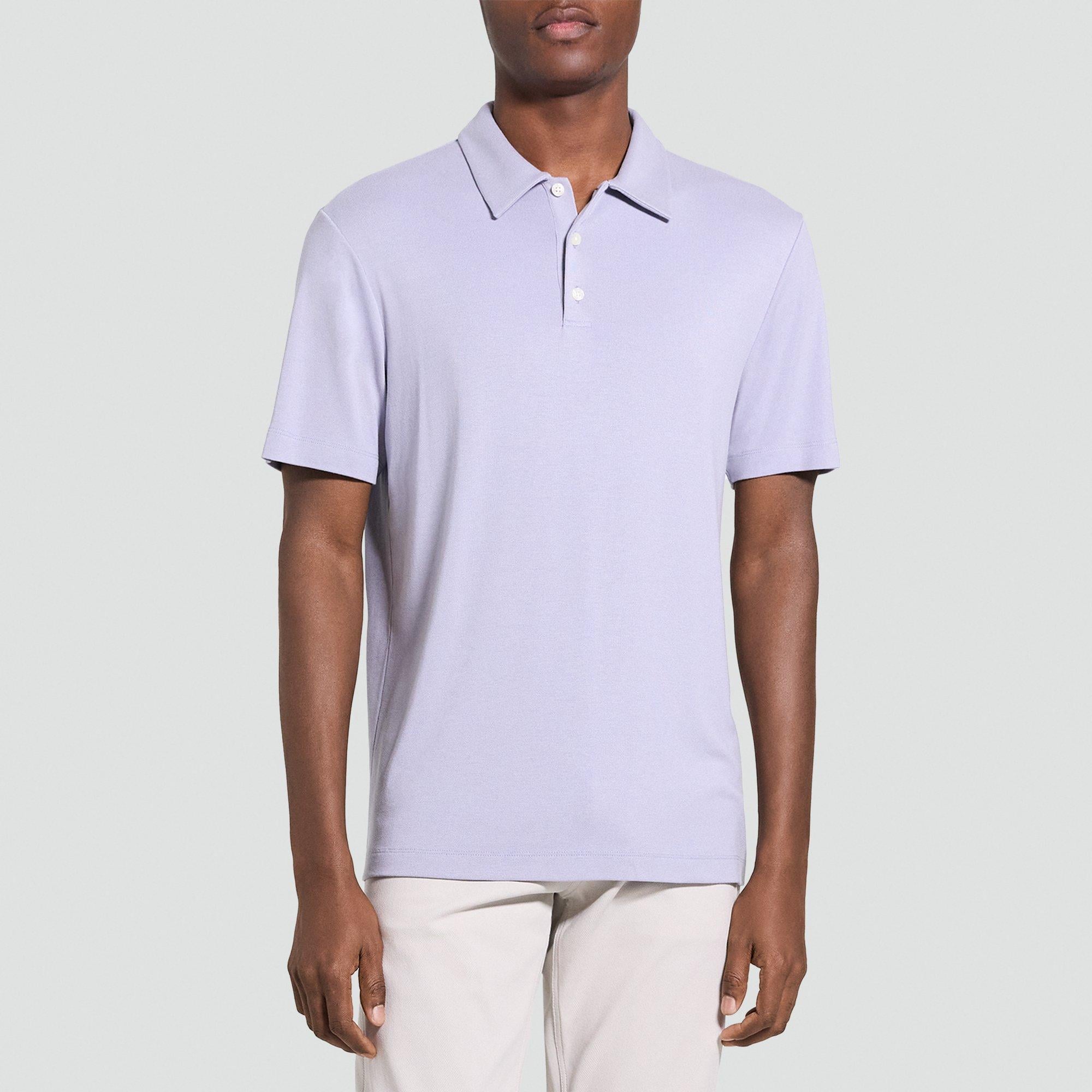 Bron Polo Shirt in Anemone Modal Jersey