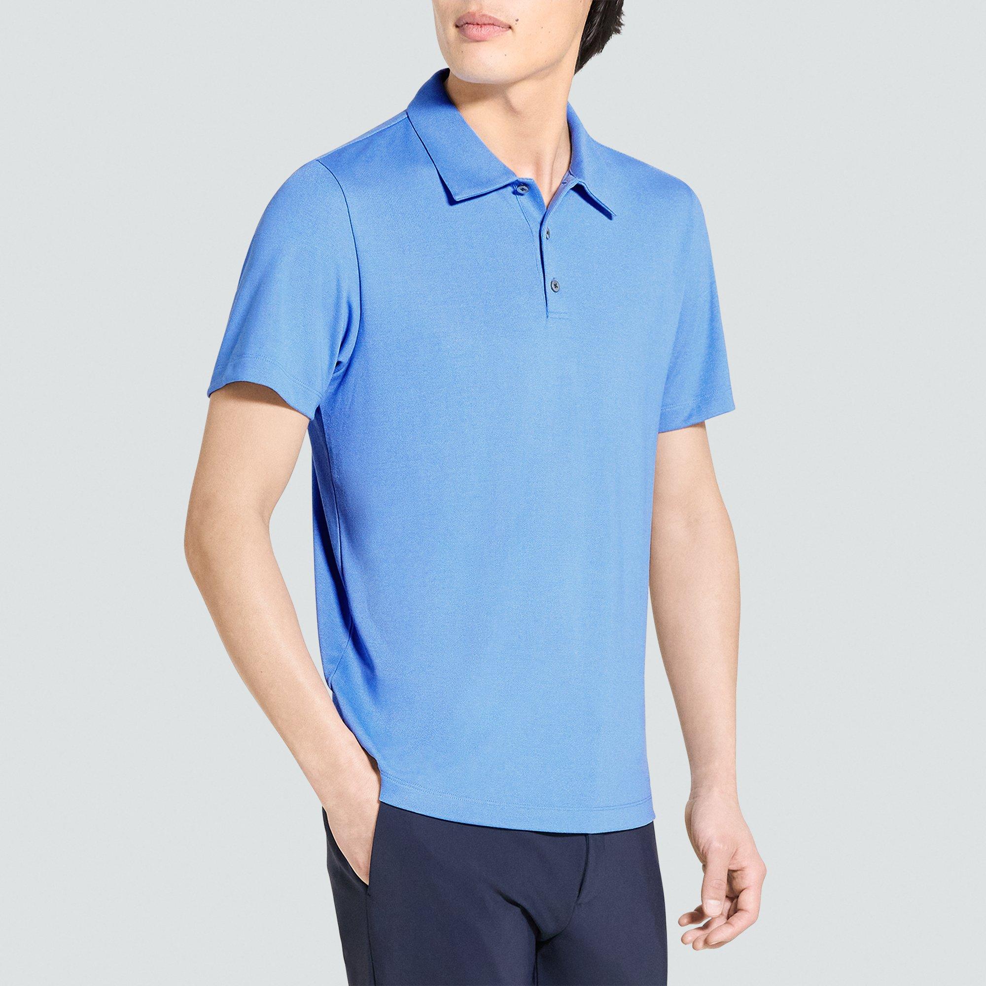 Bron Polo Shirt in Anemone Modal Jersey