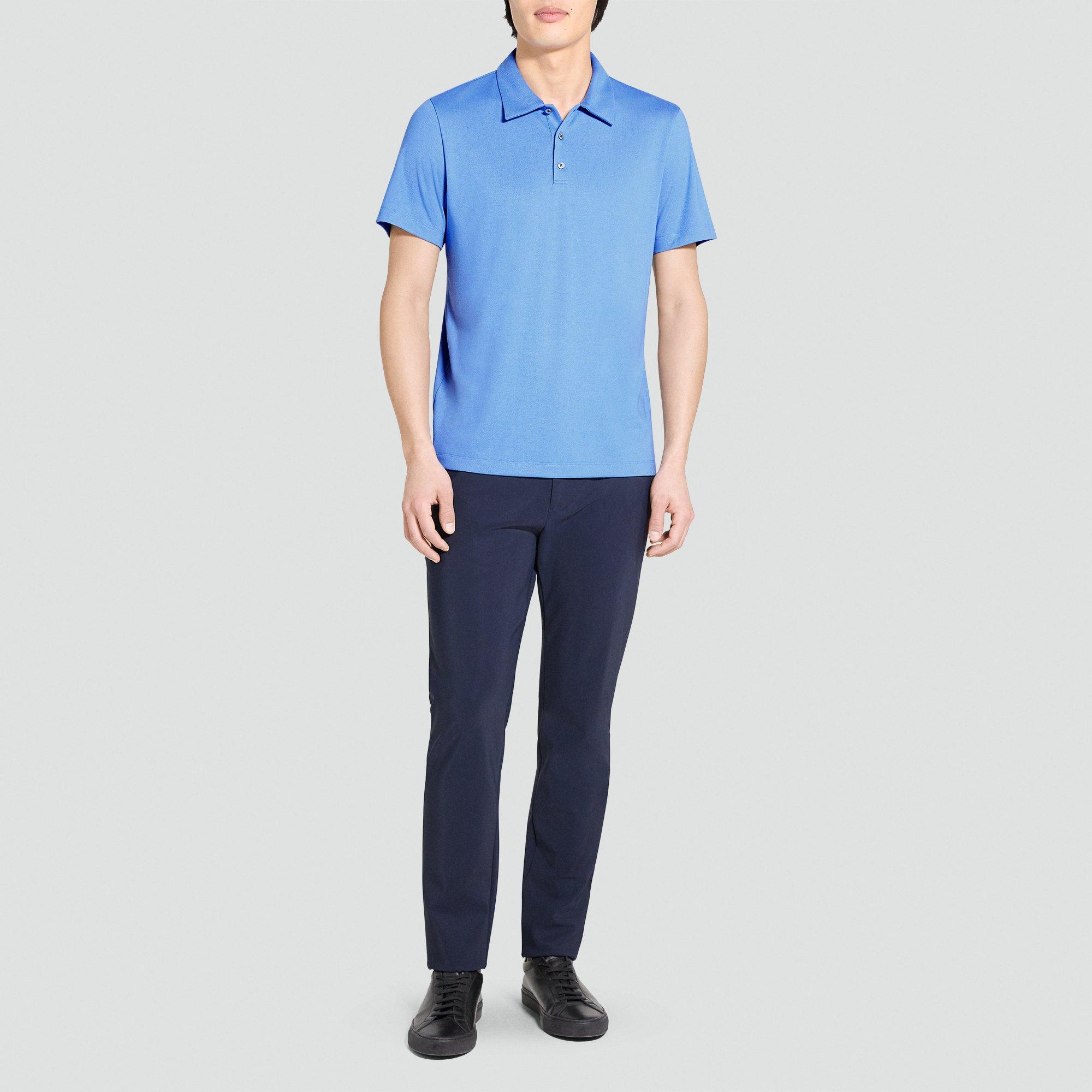 Bron Polo Shirt in Anemone Modal Jersey