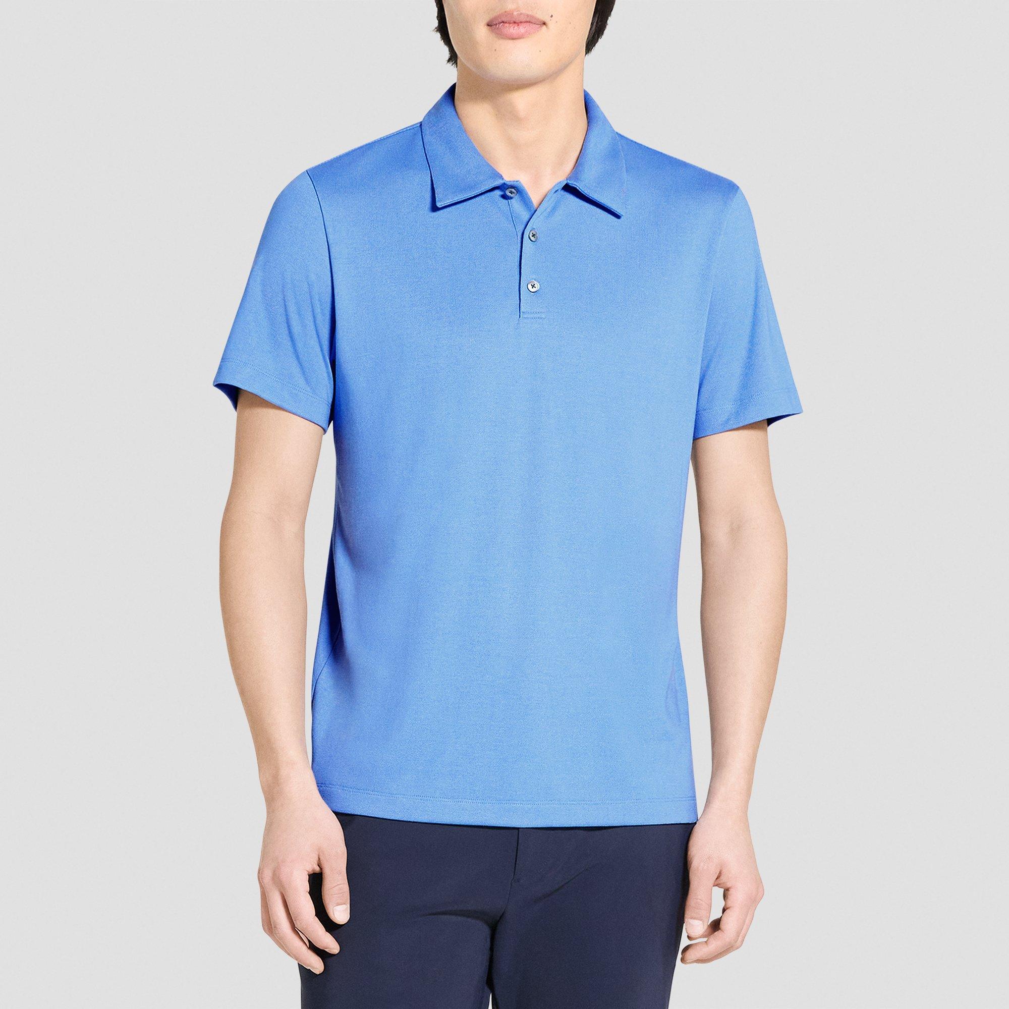 Bron Polo Shirt in Anemone Modal Jersey