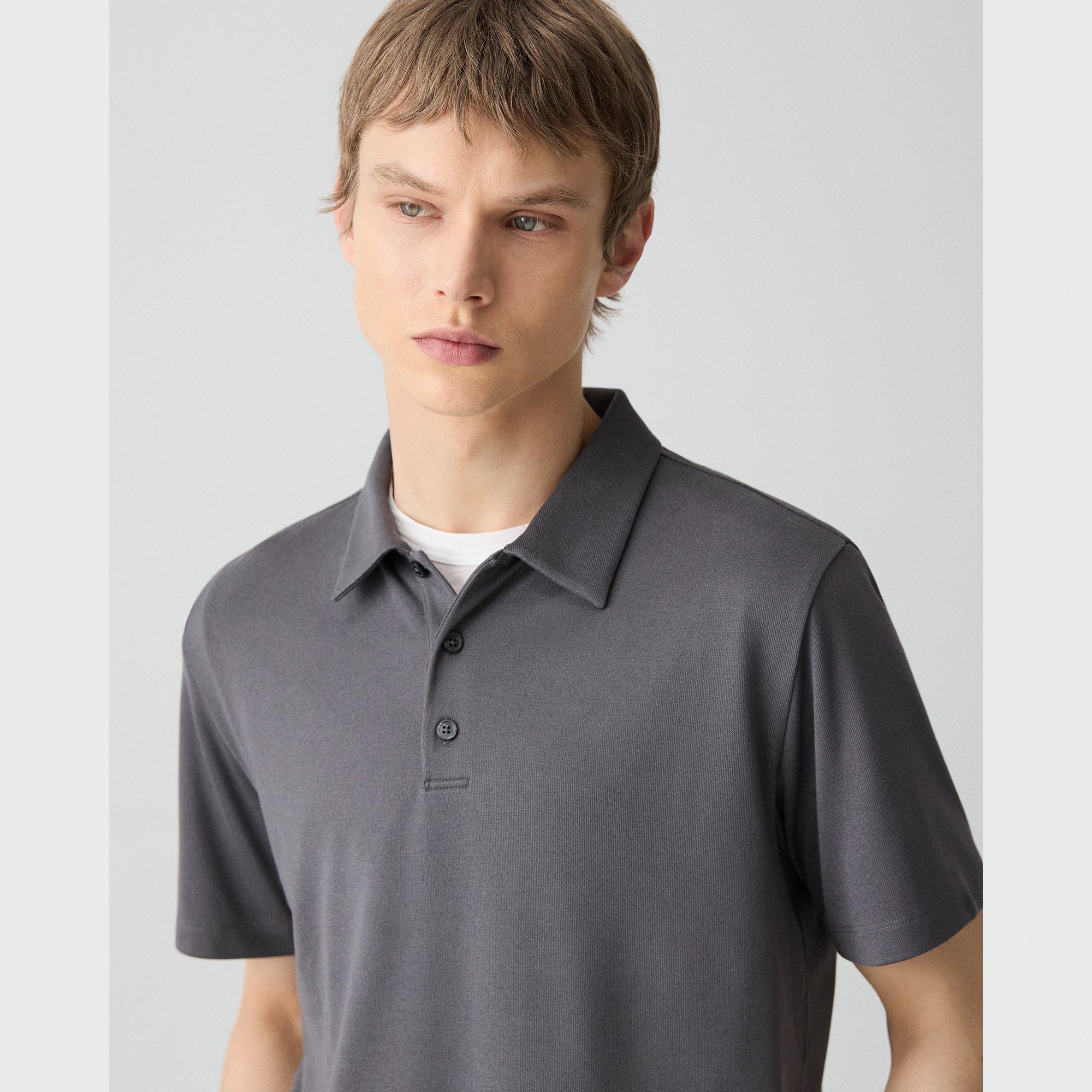 Bron Polo Shirt in Anemone Modal Jersey