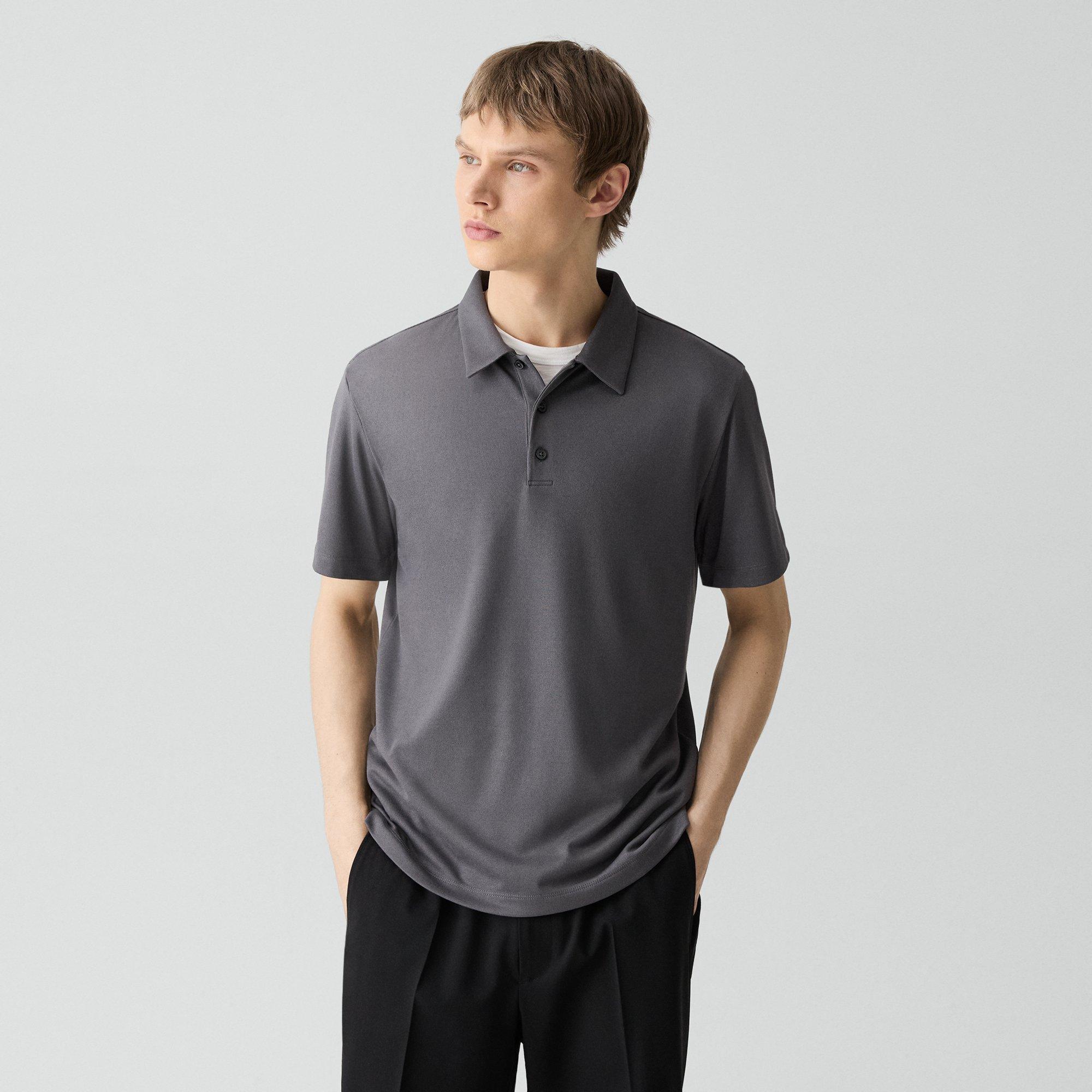 Bron Polo Shirt in Anemone Modal Jersey
