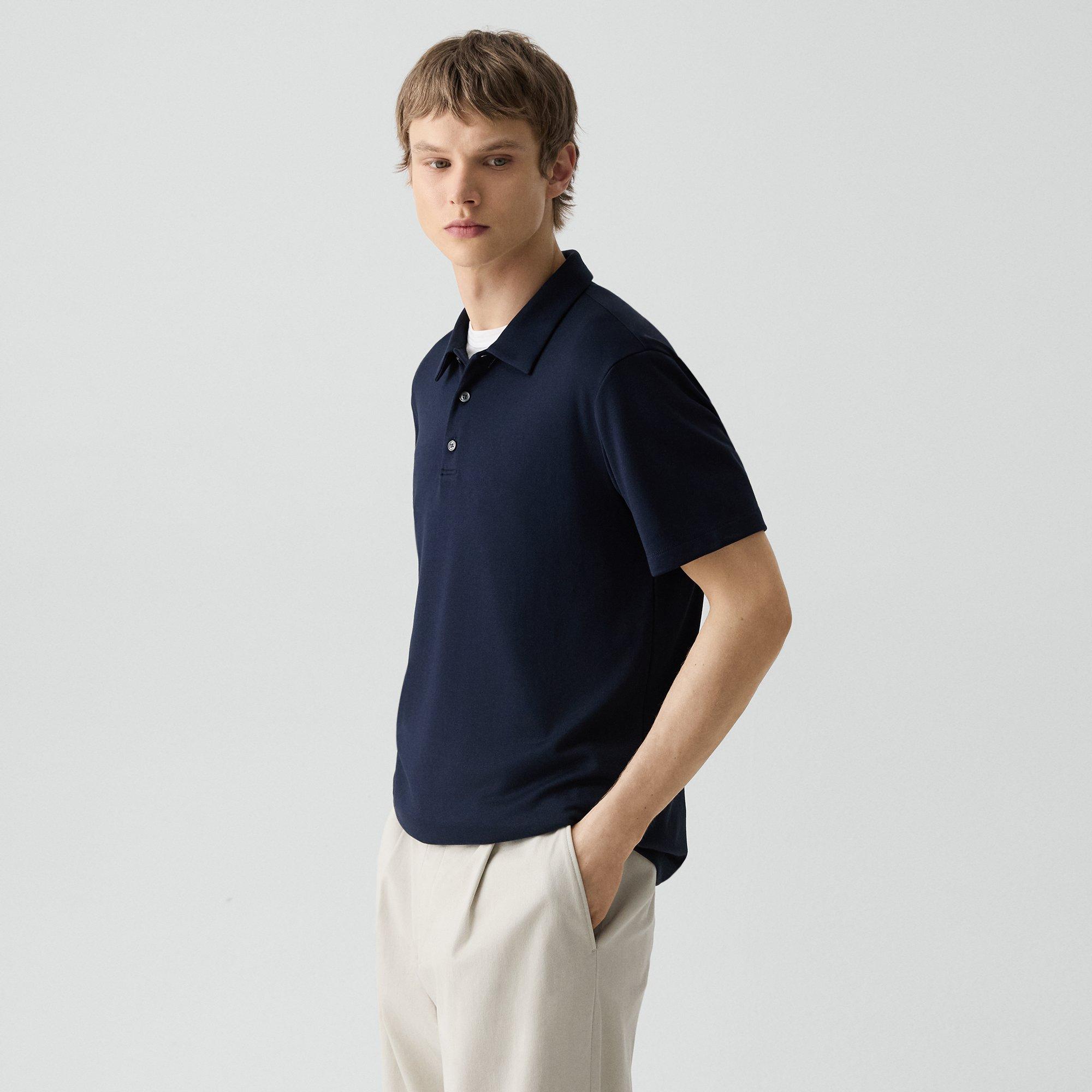 Bron Polo Shirt in Anemone Modal Jersey