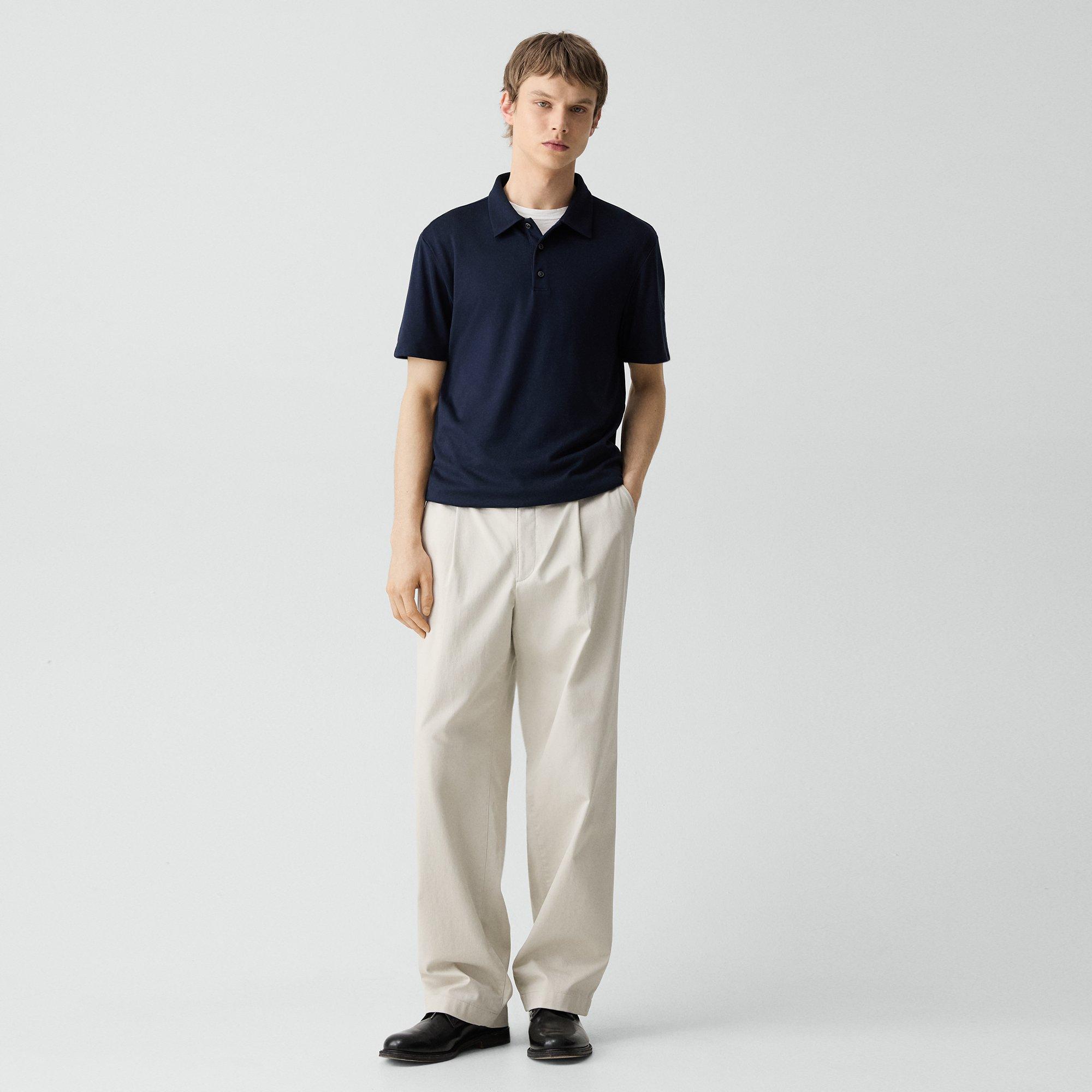 Bron Polo Shirt in Anemone Modal Jersey
