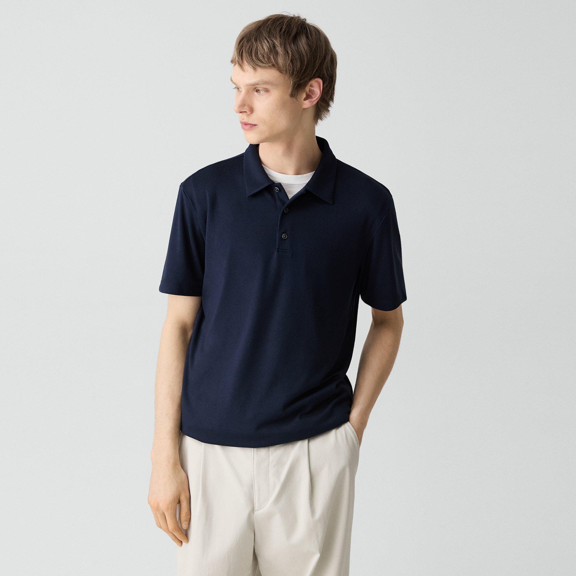 Bron Polo Shirt in Anemone Modal Jersey