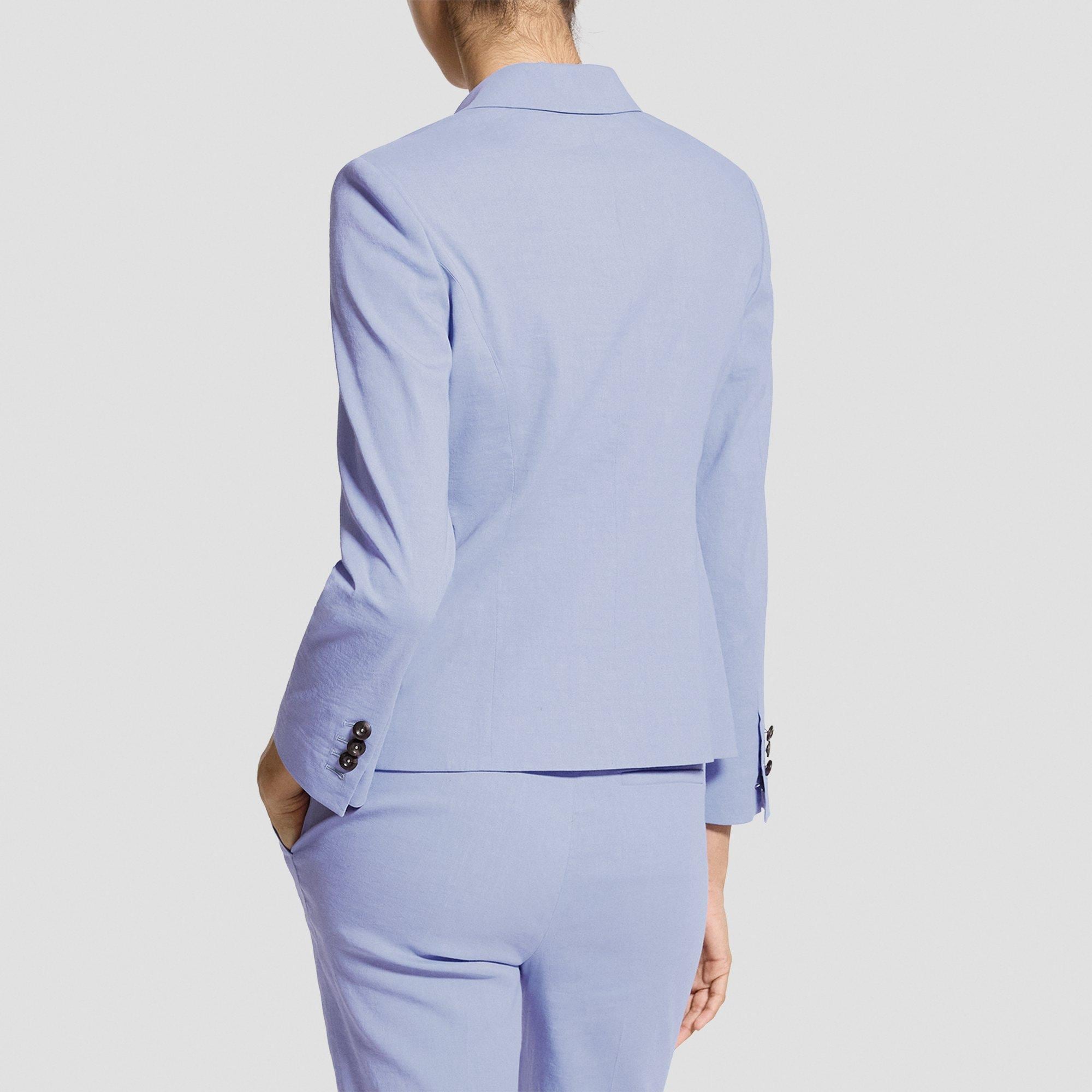 Shrunken Three-Button Blazer in Good Linen