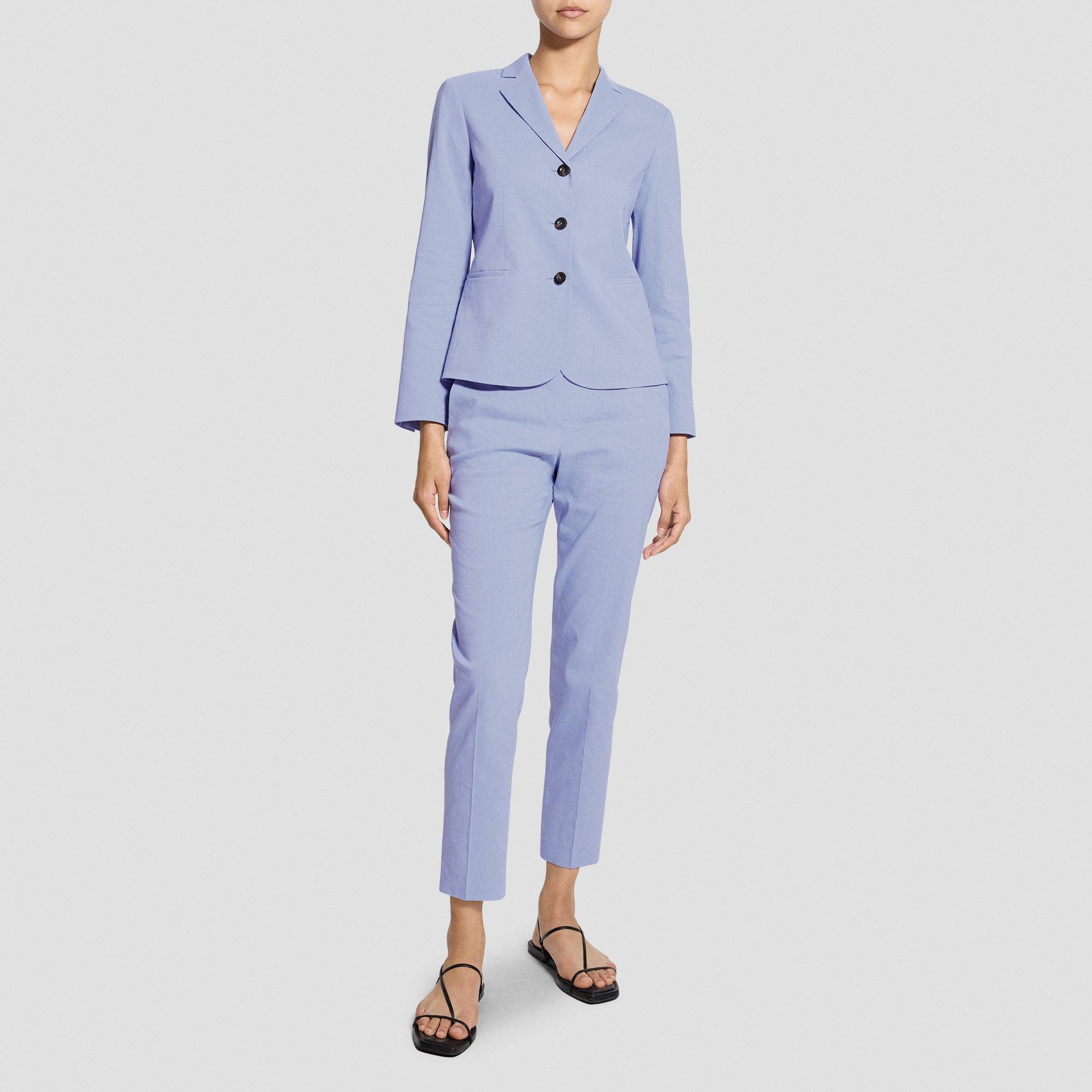 Shrunken Three-Button Blazer in Good Linen