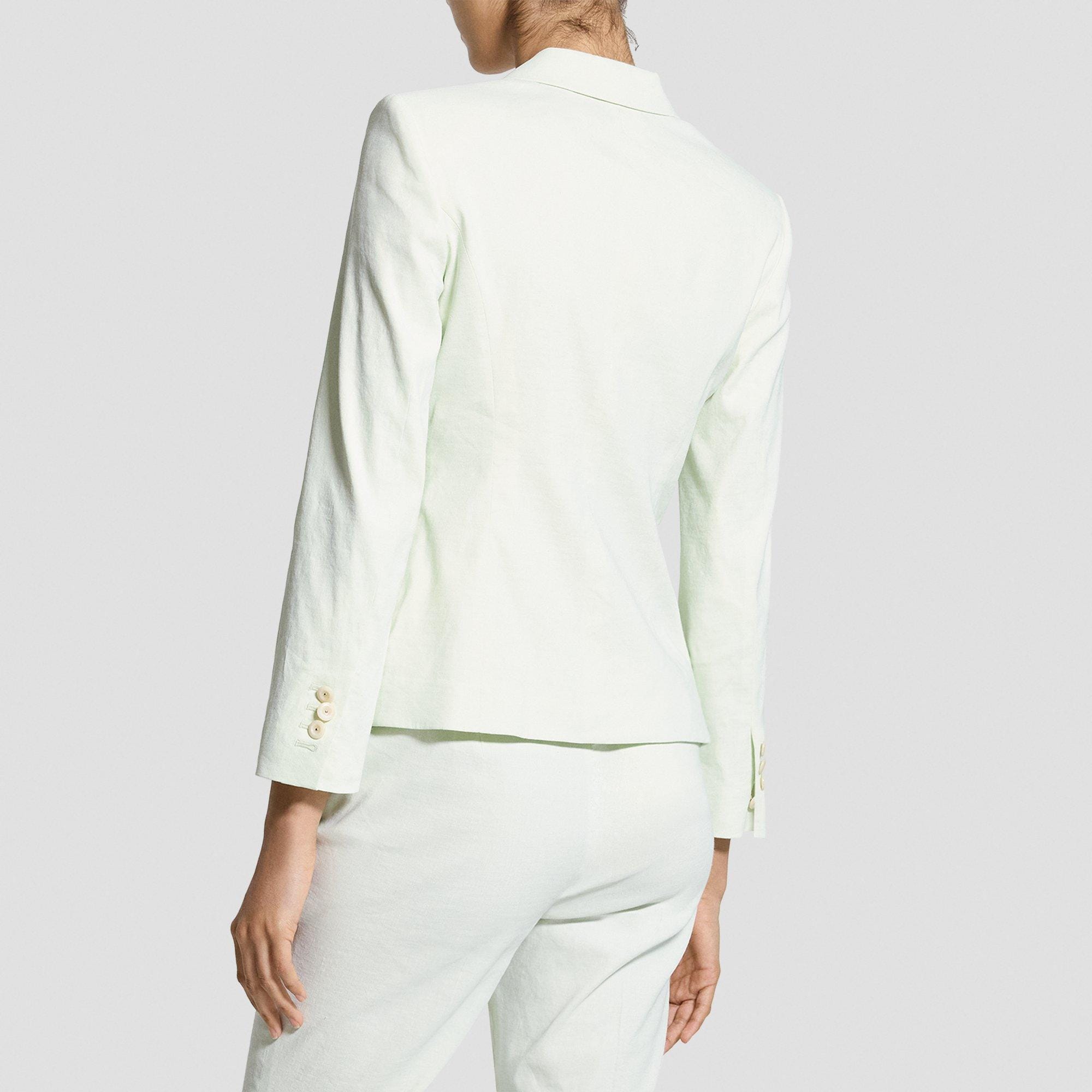 Shrunken Three-Button Blazer in Good Linen