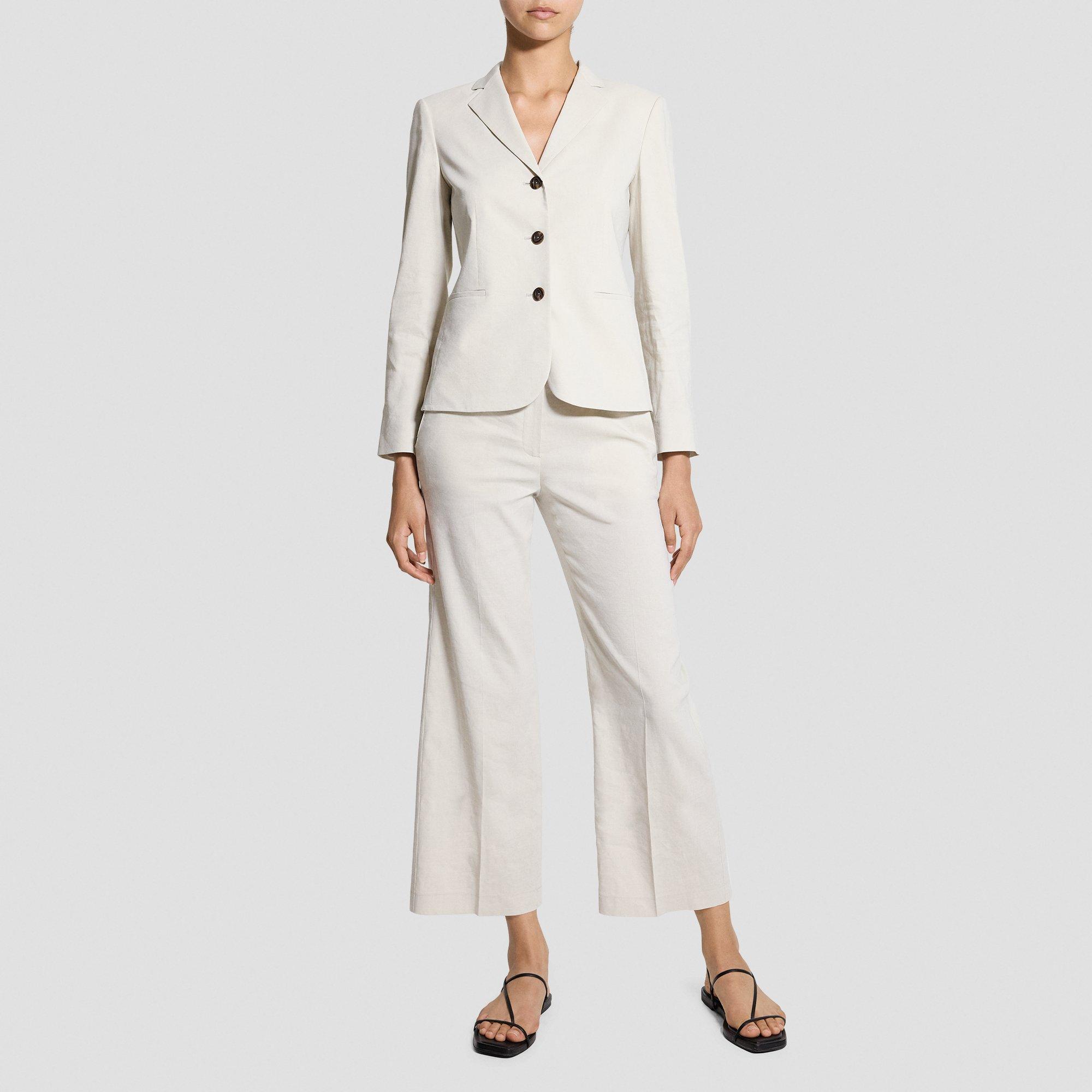 Shrunken Three-Button Blazer in Good Linen