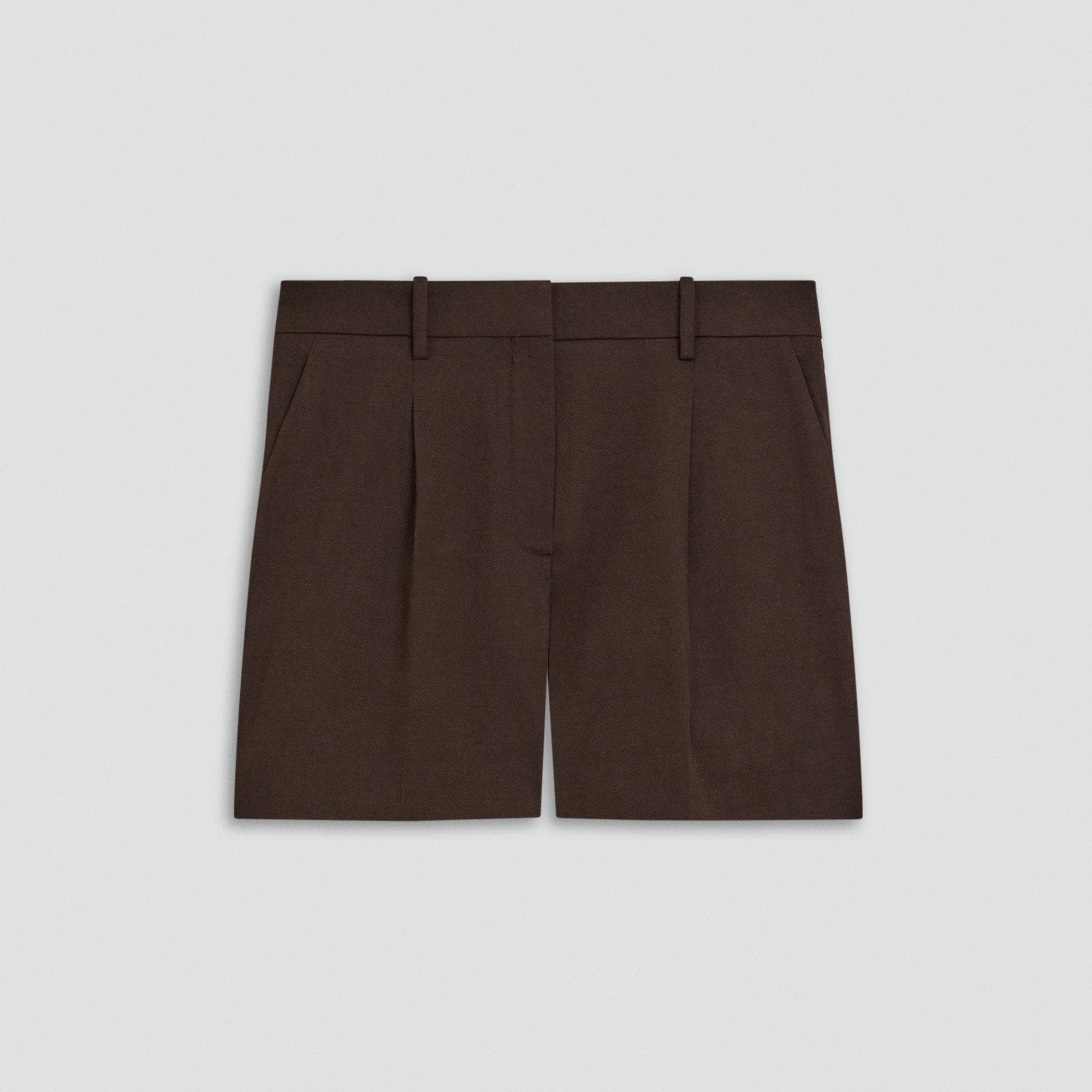Fluid Pleat Short in Good Linen from Theory - $235