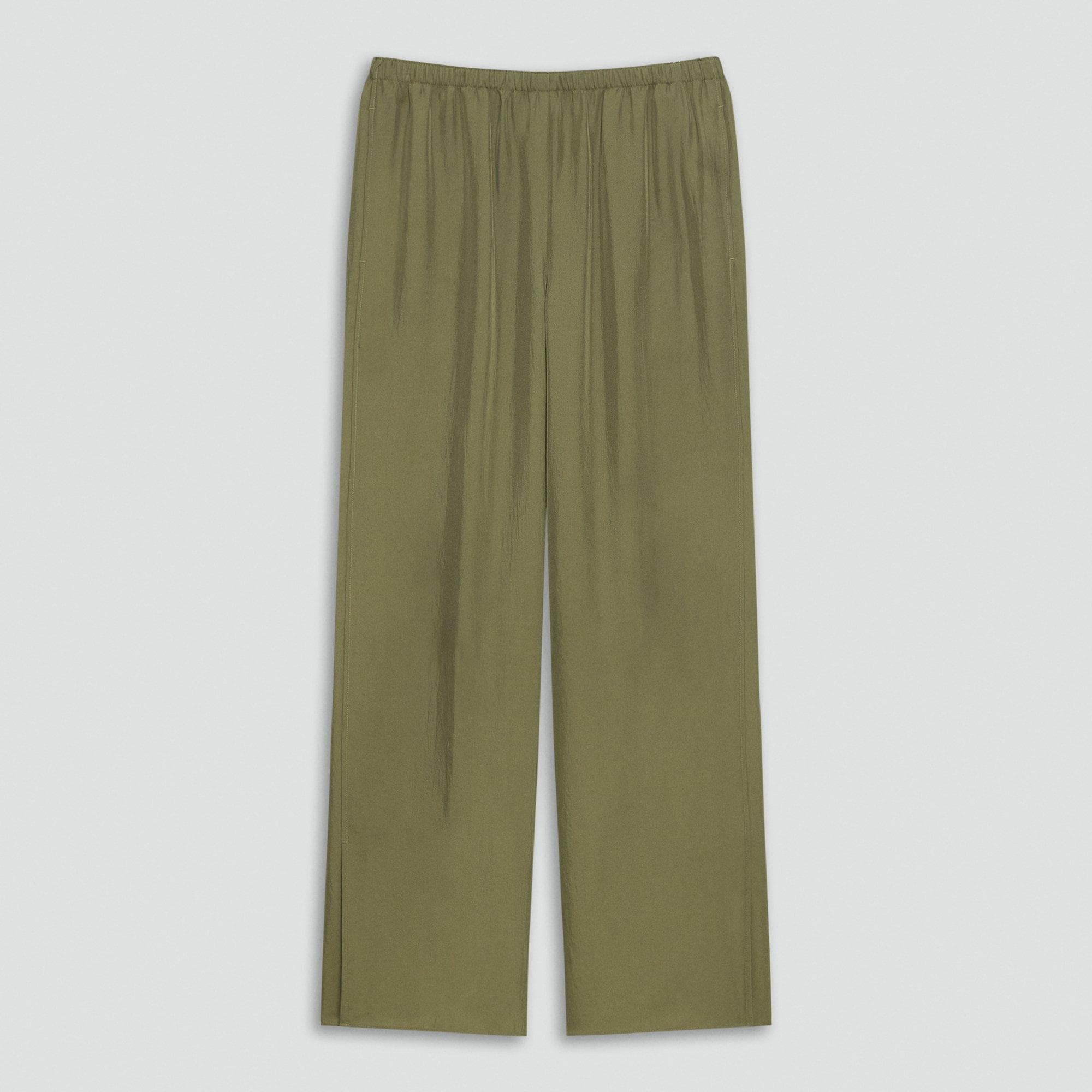Vented Pull-On Pant in Washed Twill