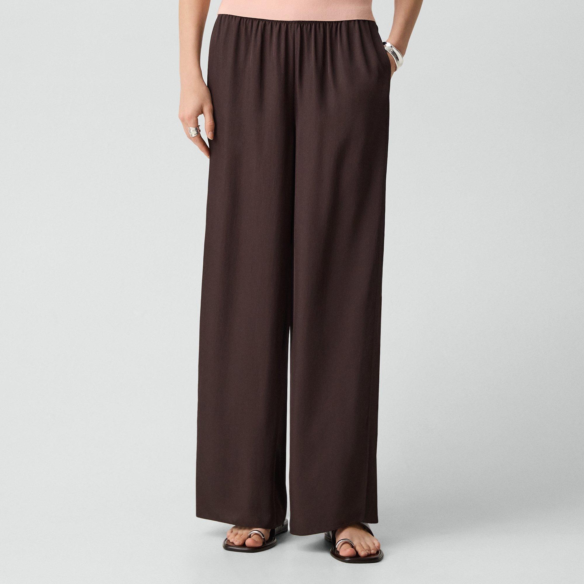 Vented Pull-On Pant in Washed Twill