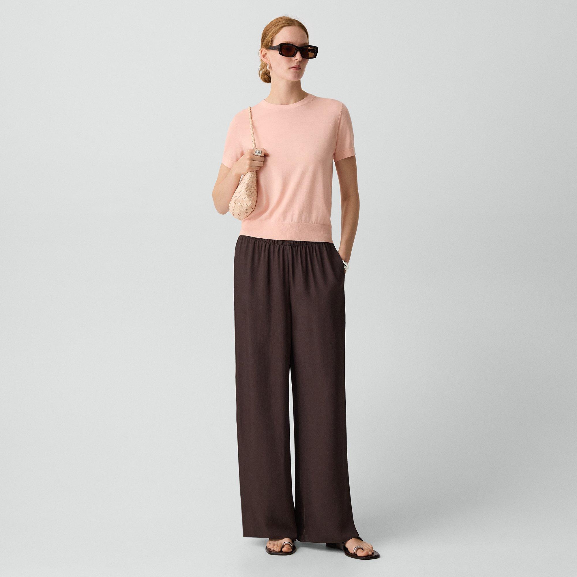 Vented Pull-On Pant in Washed Twill