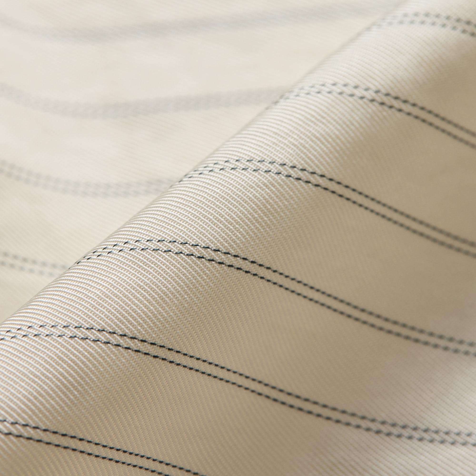 High-Low Flounce Shirt in Washed Stripe