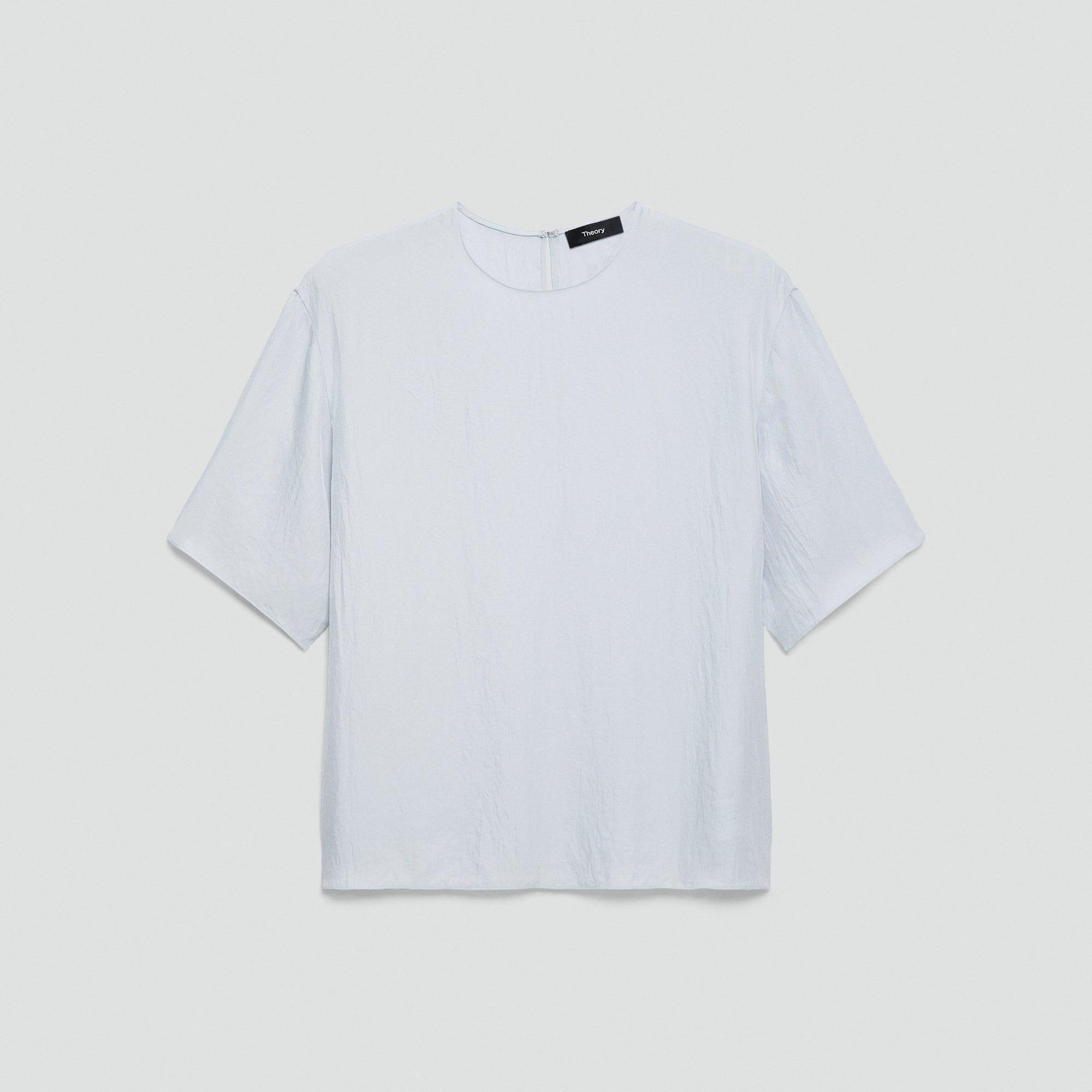 Boxy Tee in Washed Twill