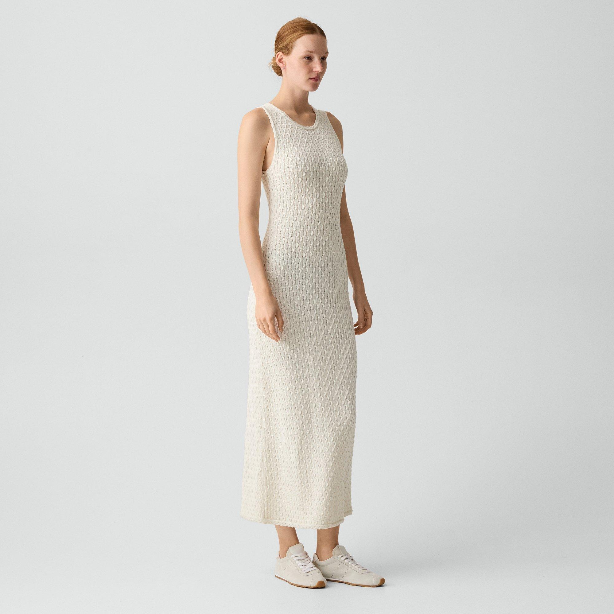 Textured Dress in Orchard Cotton