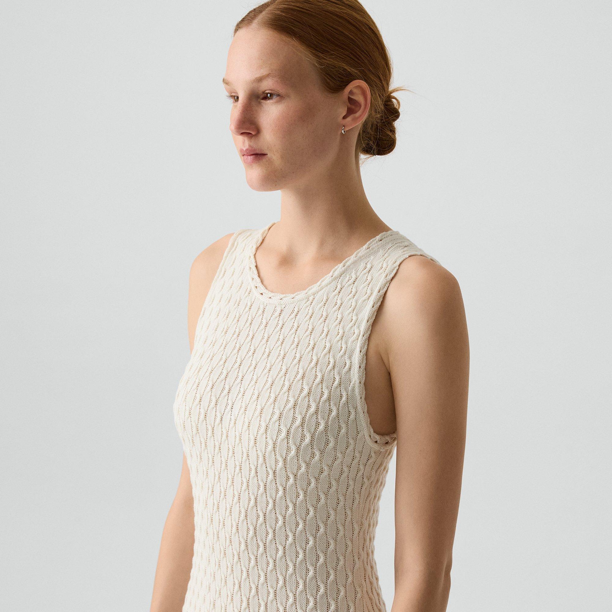Textured Dress in Orchard Cotton