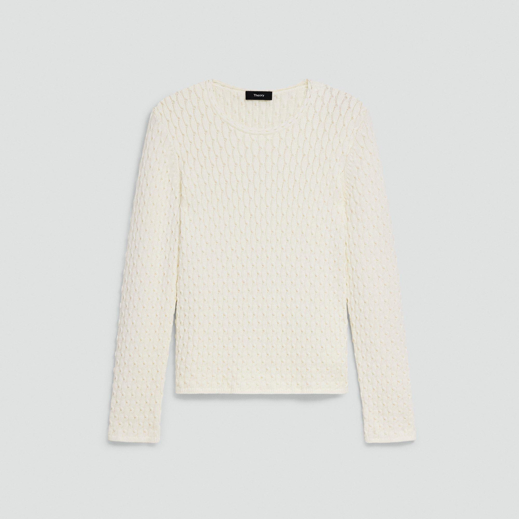 Textured Sweater in Orchard Cotton