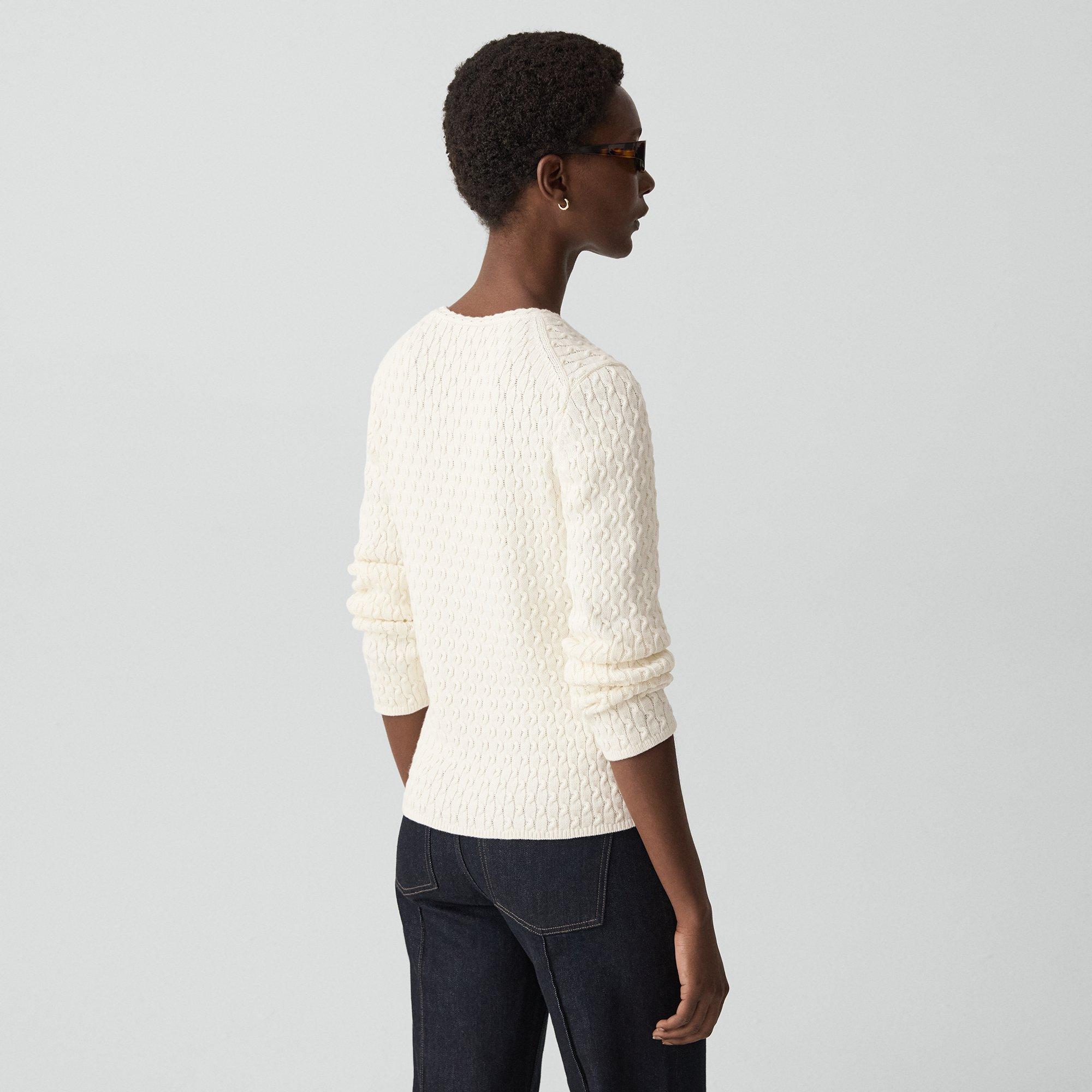 Textured Sweater in Orchard Cotton