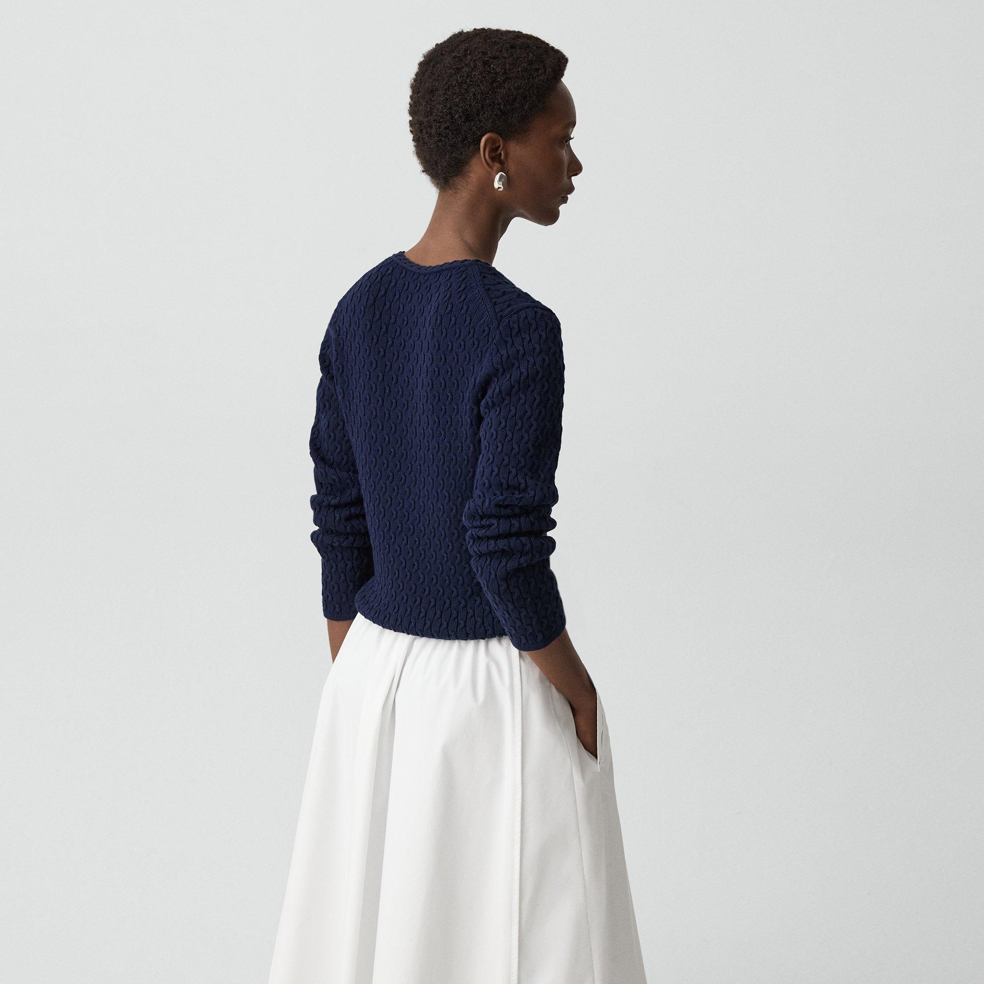 Textured Sweater in Orchard Cotton