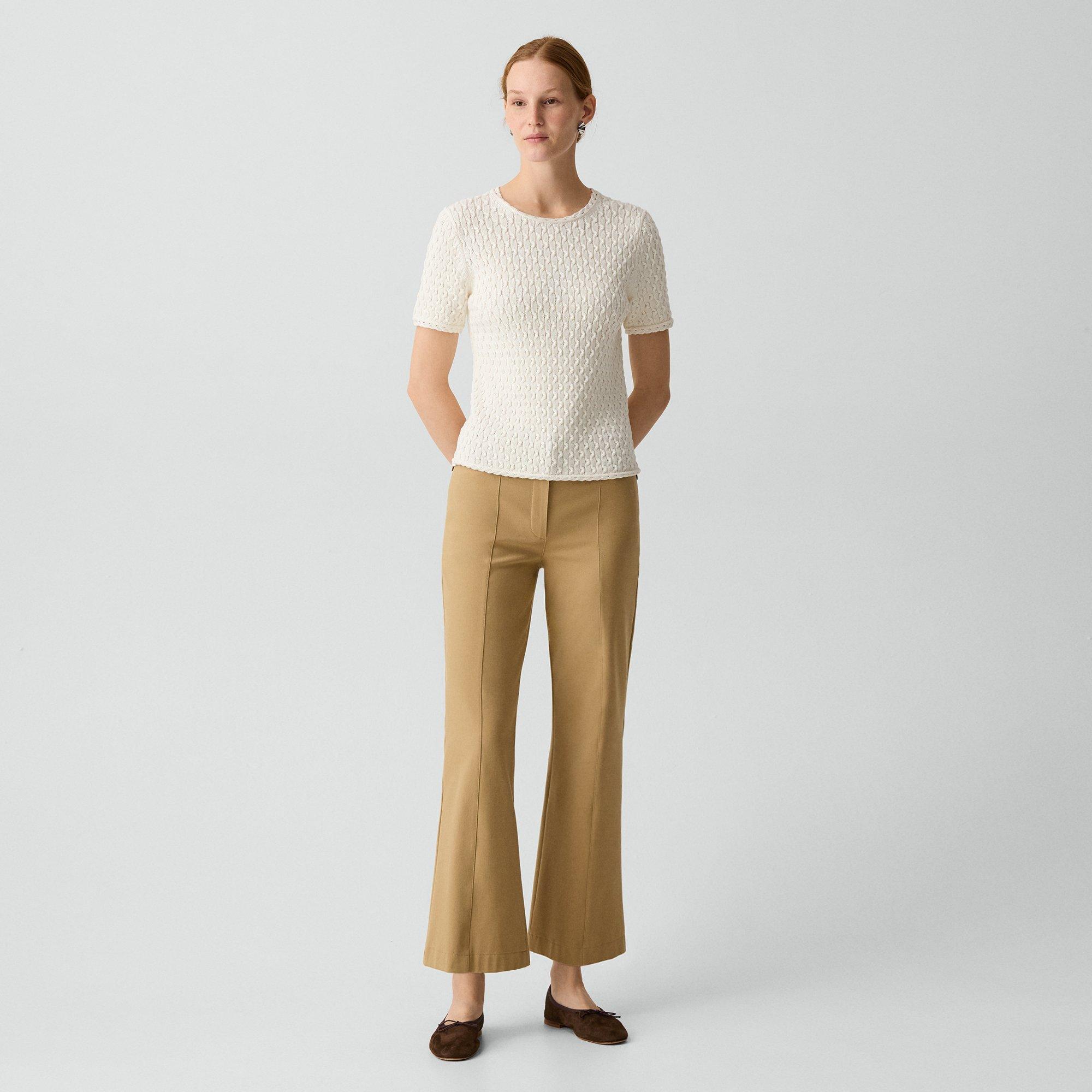 Textured Tee in Orchard Cotton