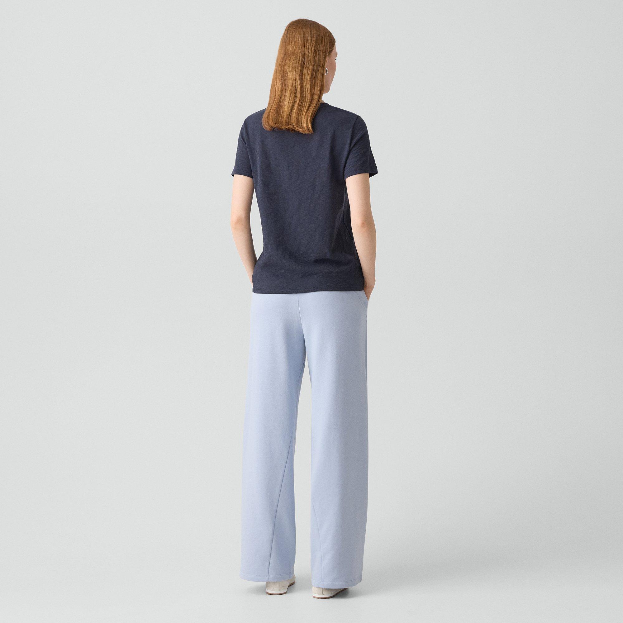 Curved Pull-On Pant in Lounge Terry