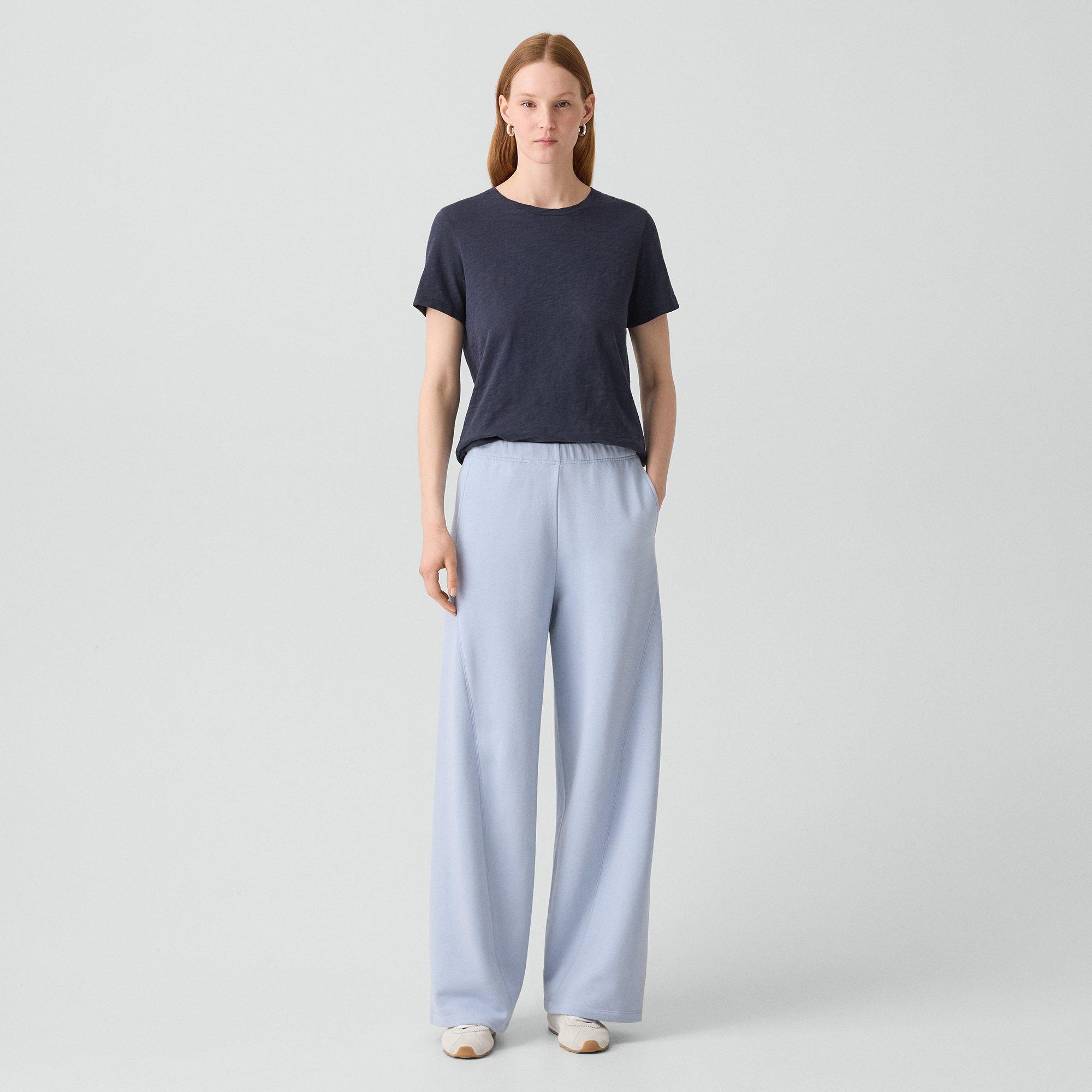 Curved Pull-On Pant in Lounge Terry