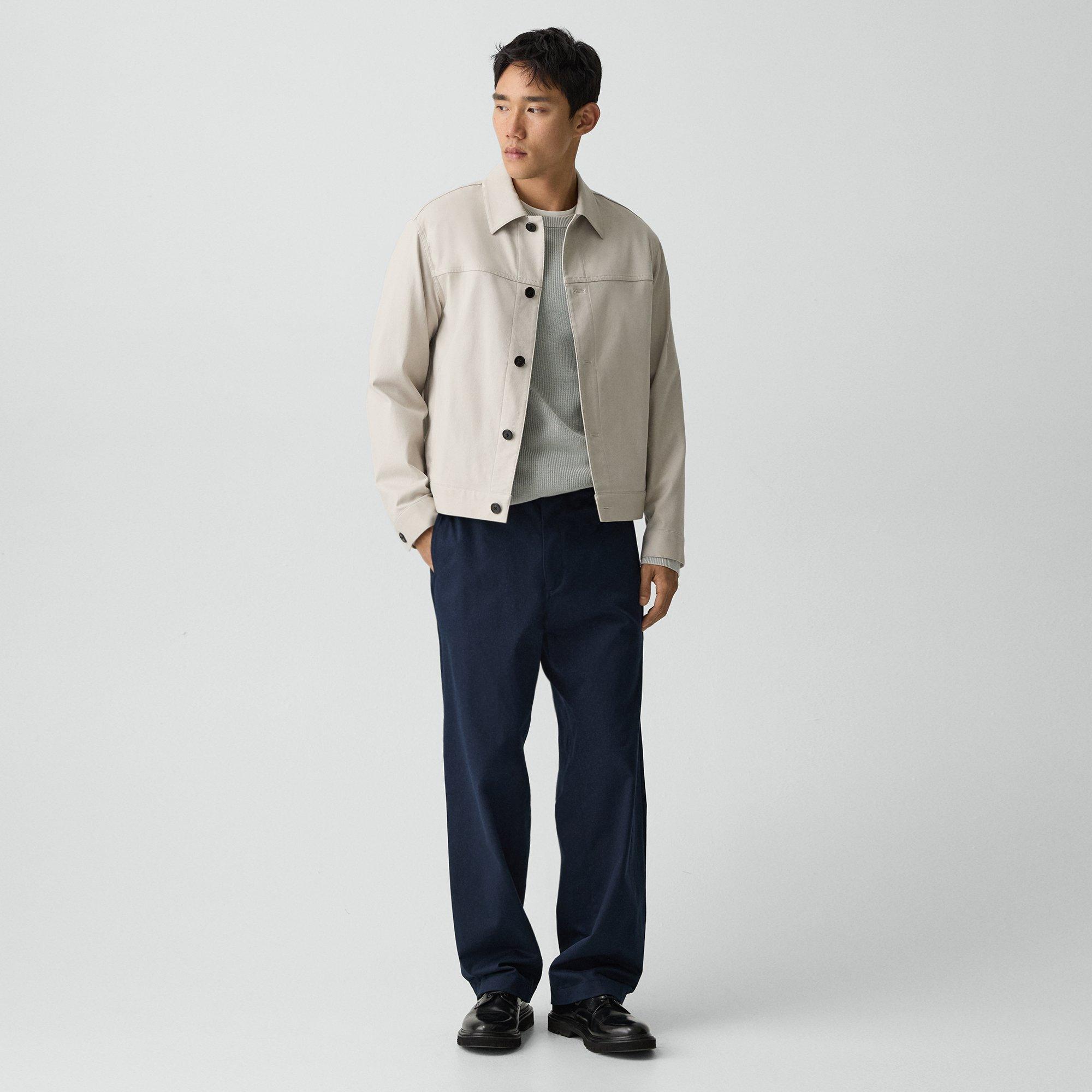 Straight Chino Pant in Moonsoft Cotton