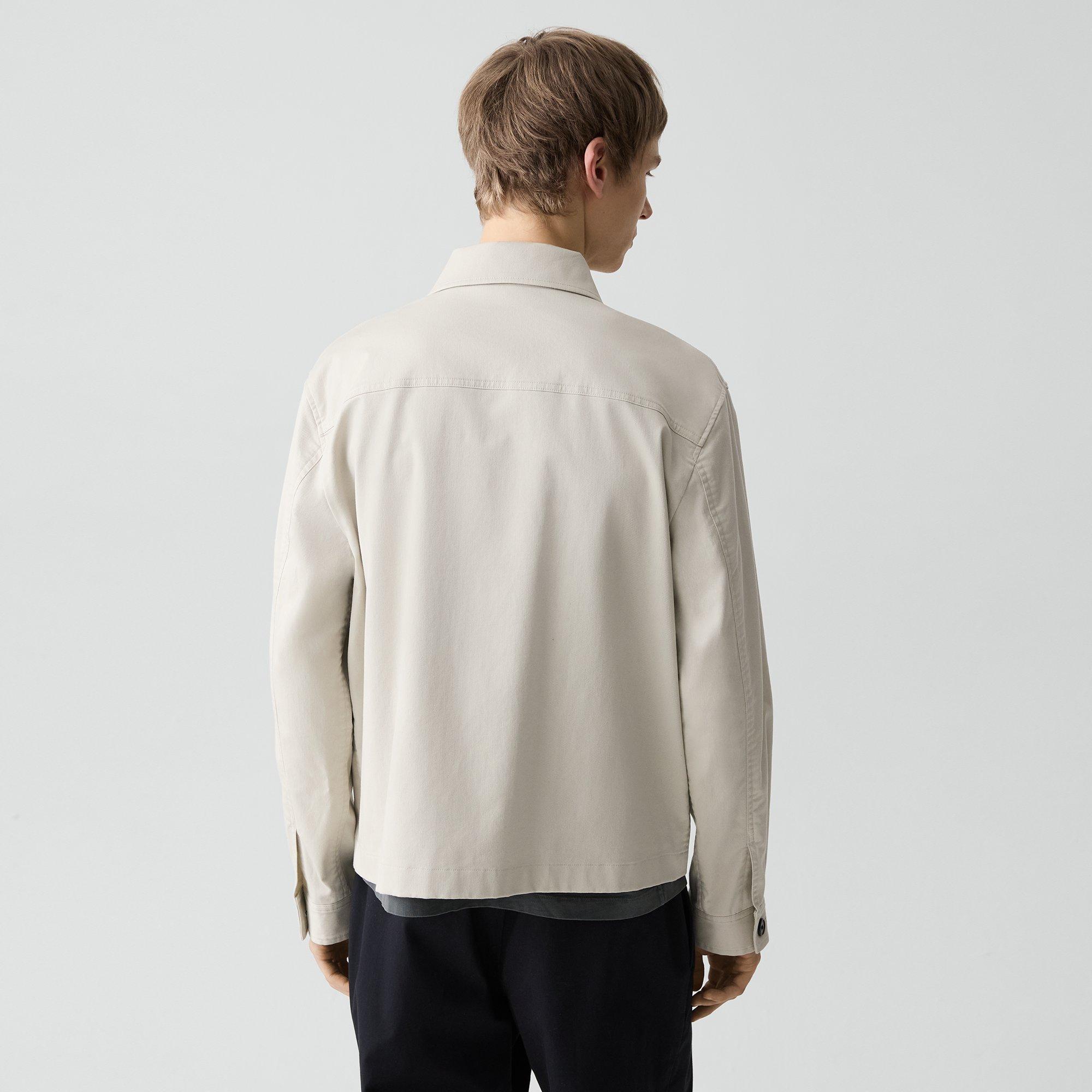 Button-Up Jacket in Moonsoft Cotton