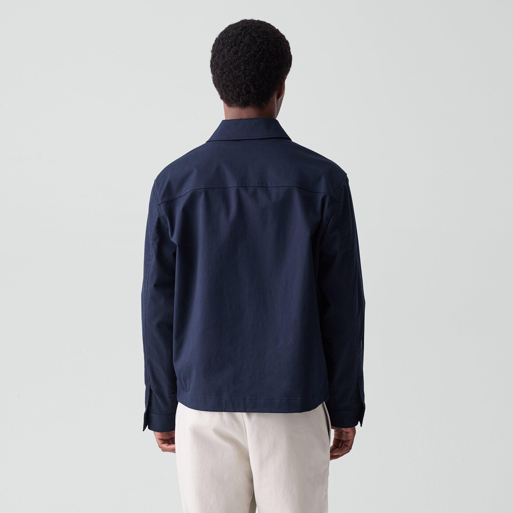 Button-Up Jacket in Moonsoft Cotton