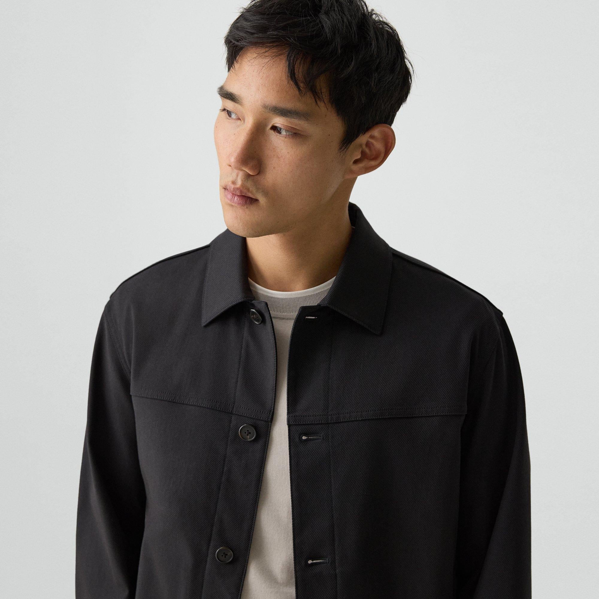Button Jacket in Neoteric Twill