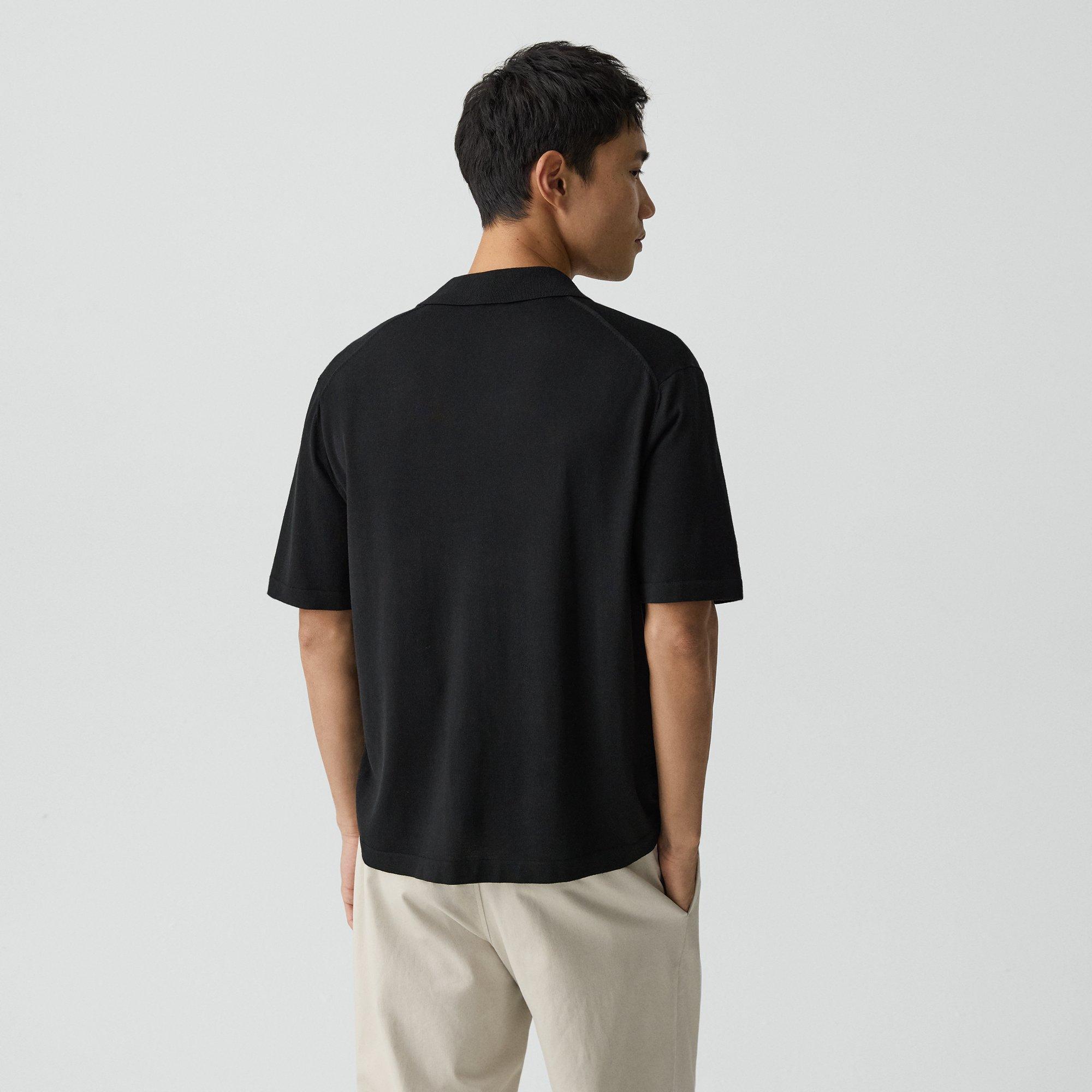 Button-Down Sweater in Regal Wool