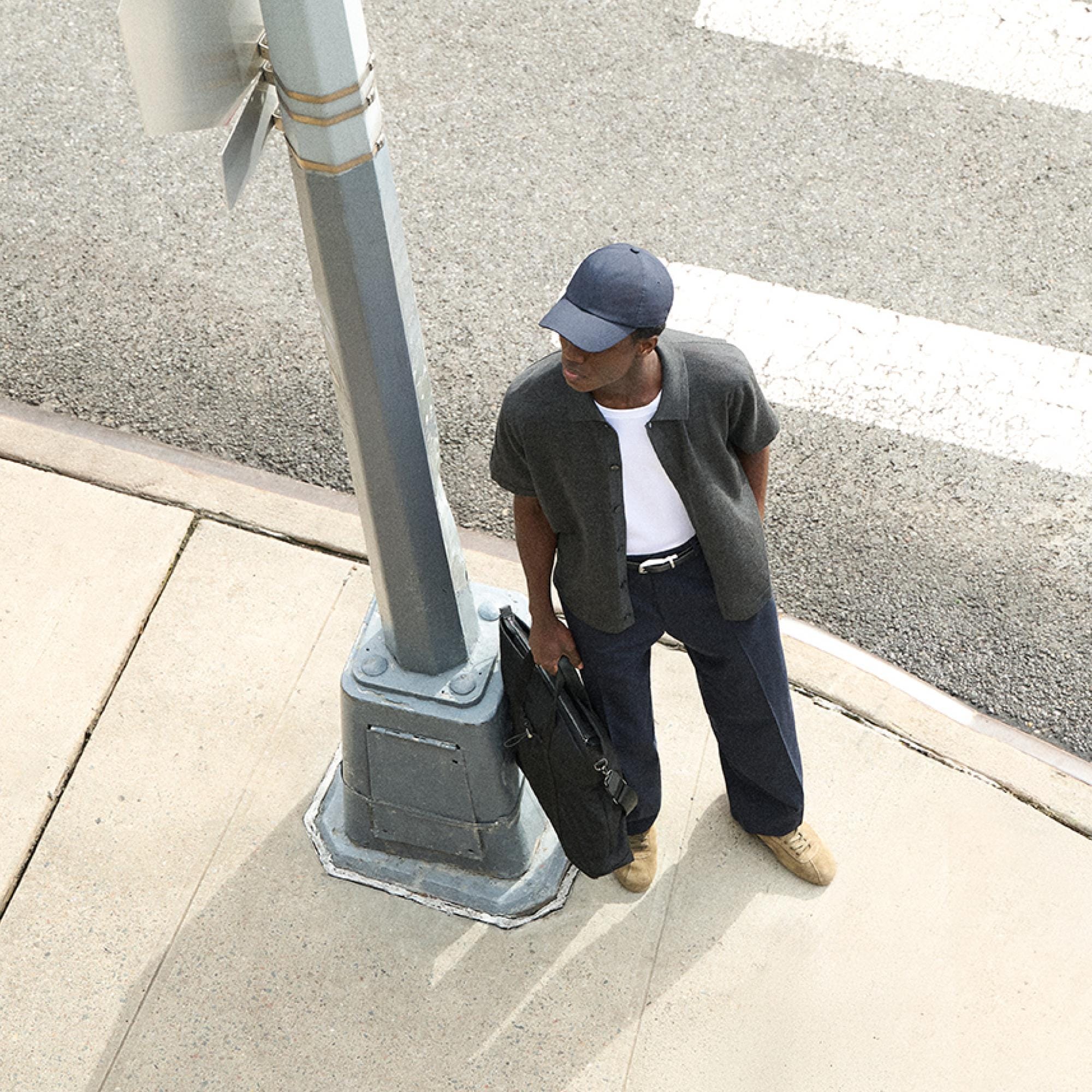 Button-Down Sweater in Regal Wool