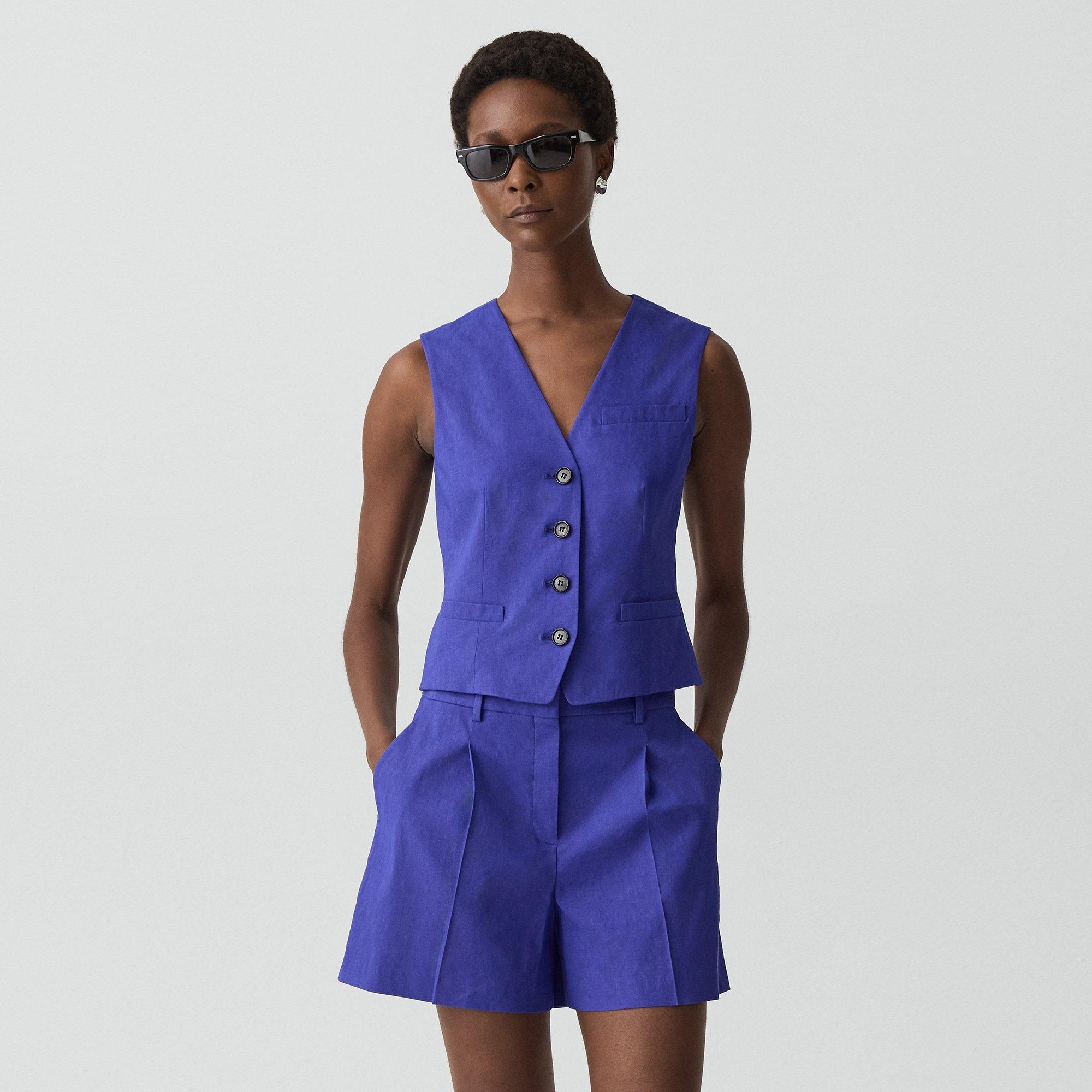 Slim Vest in Good Linen