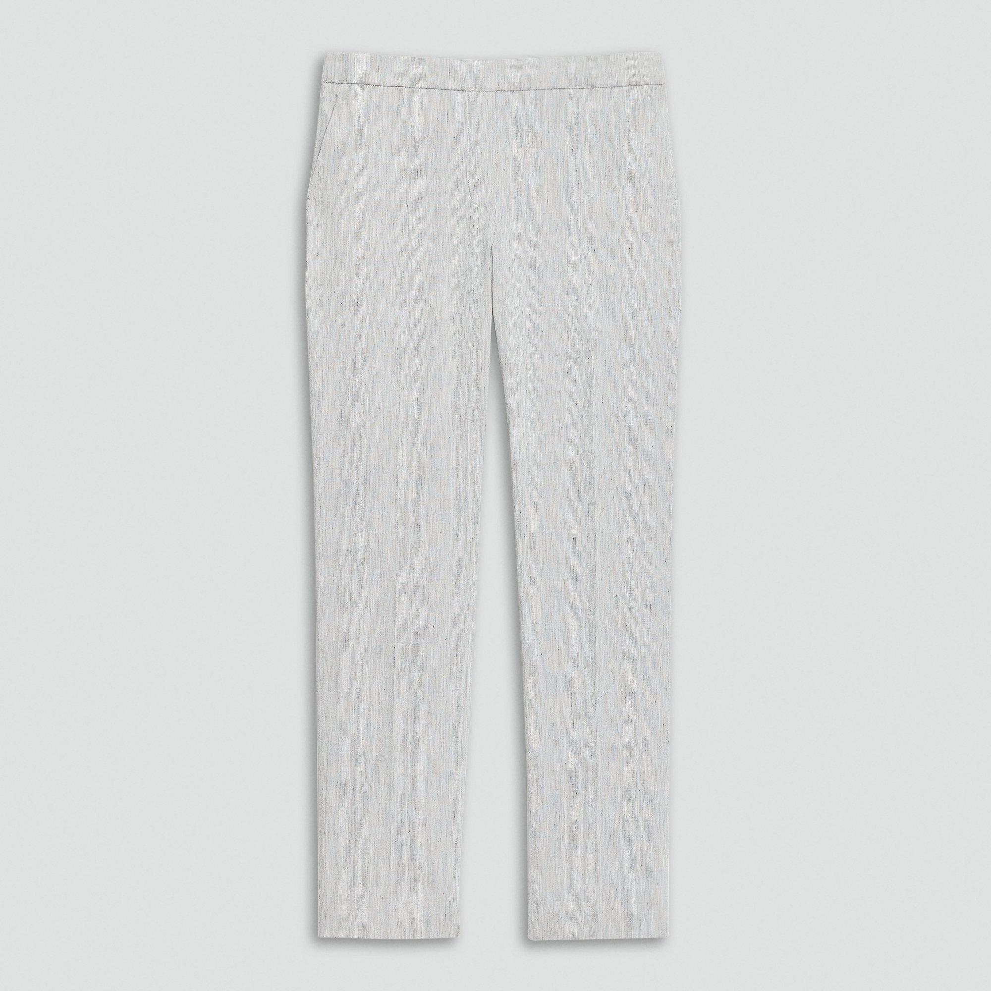 Treeca Pull-On Pant in Textured Linen from Theory - $275