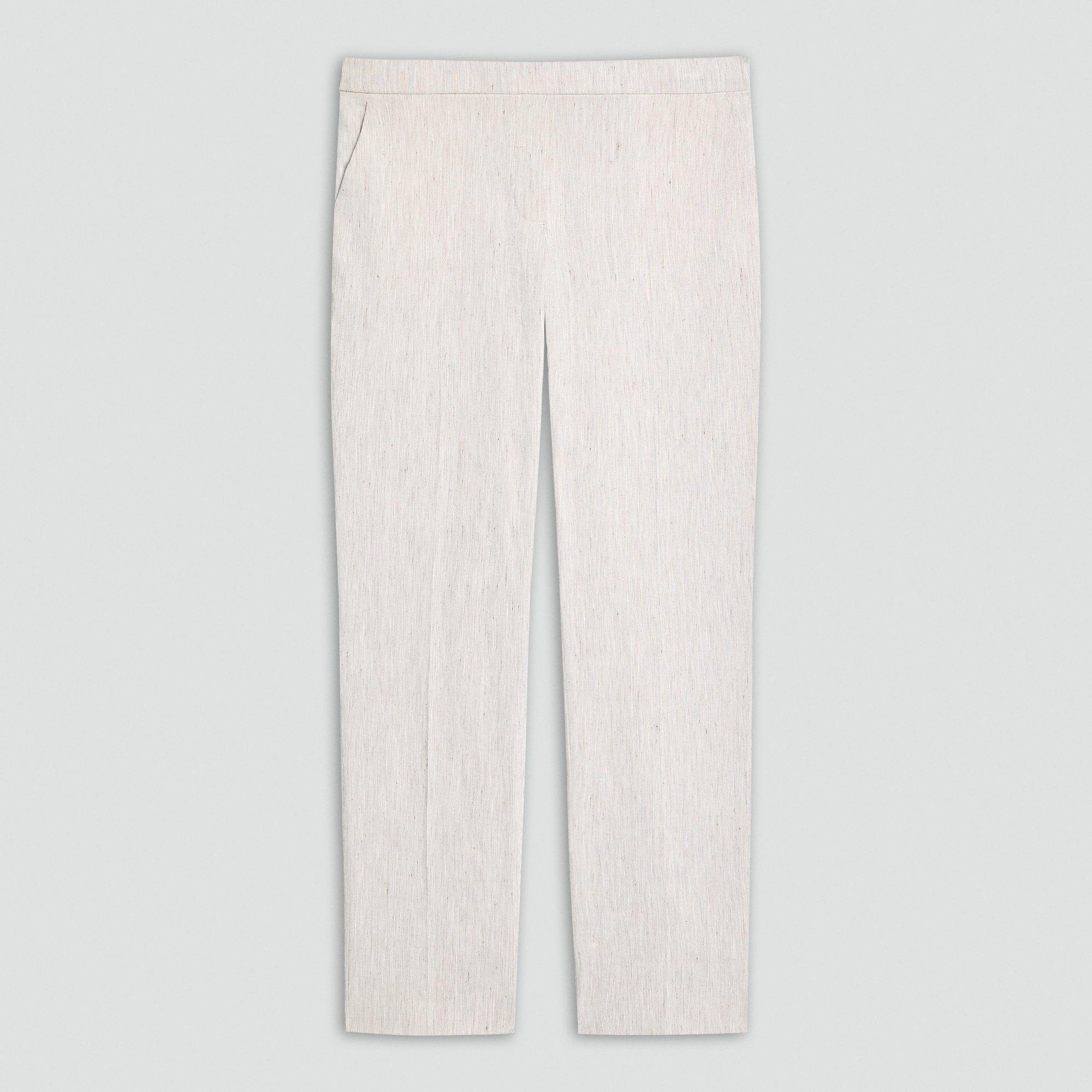 Treeca Pull-On Pant in Textured Linen