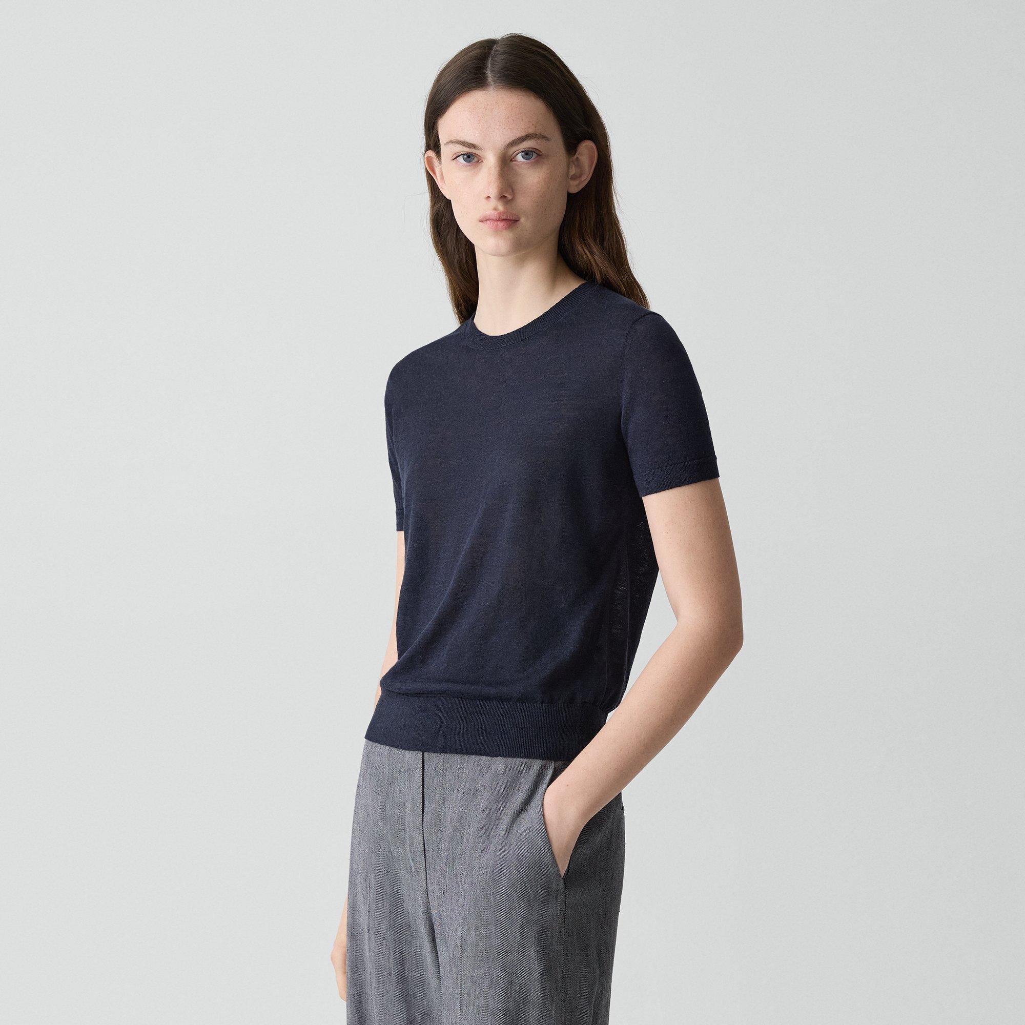 Sweater Tee in Linen Knit
