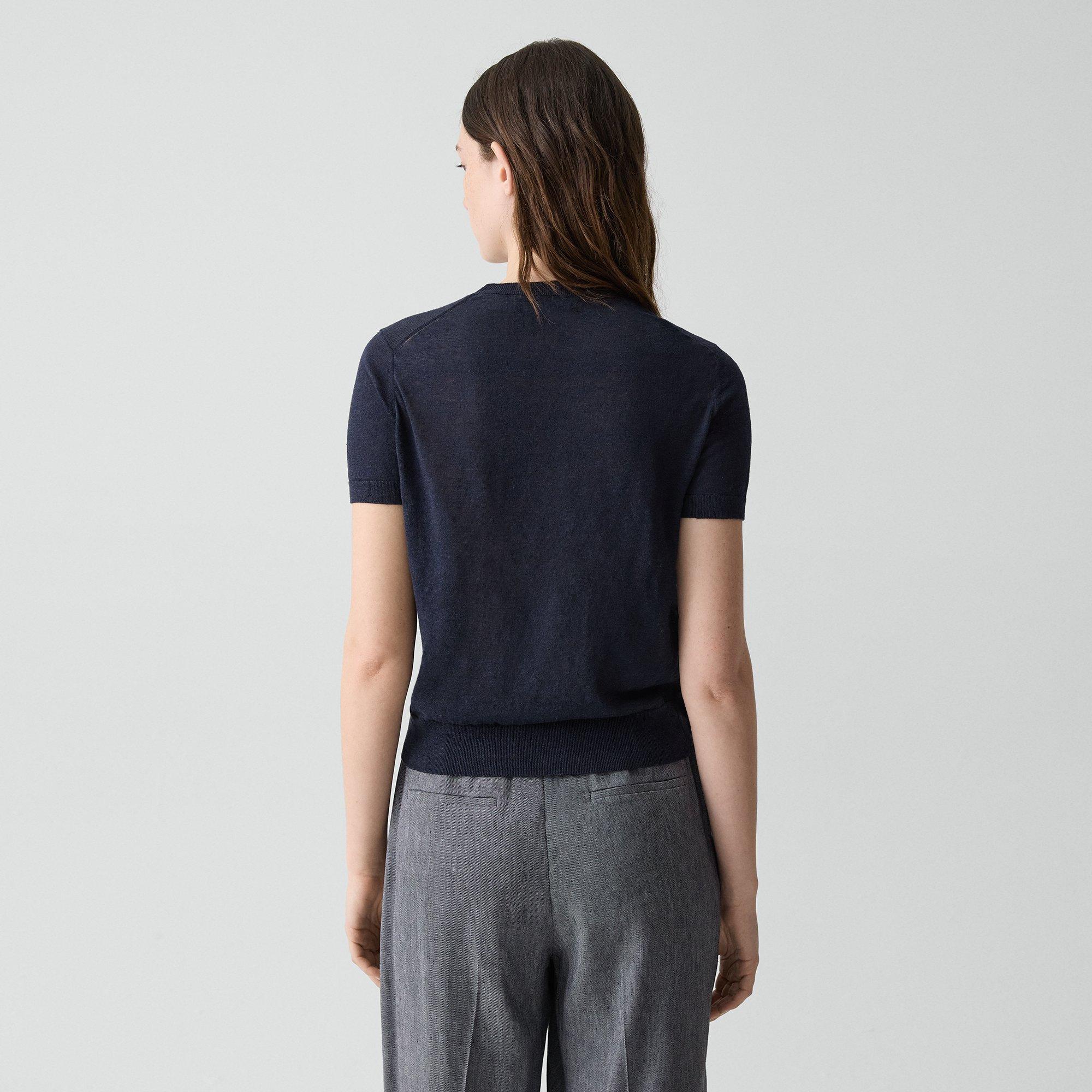 Sweater Tee in Linen Knit