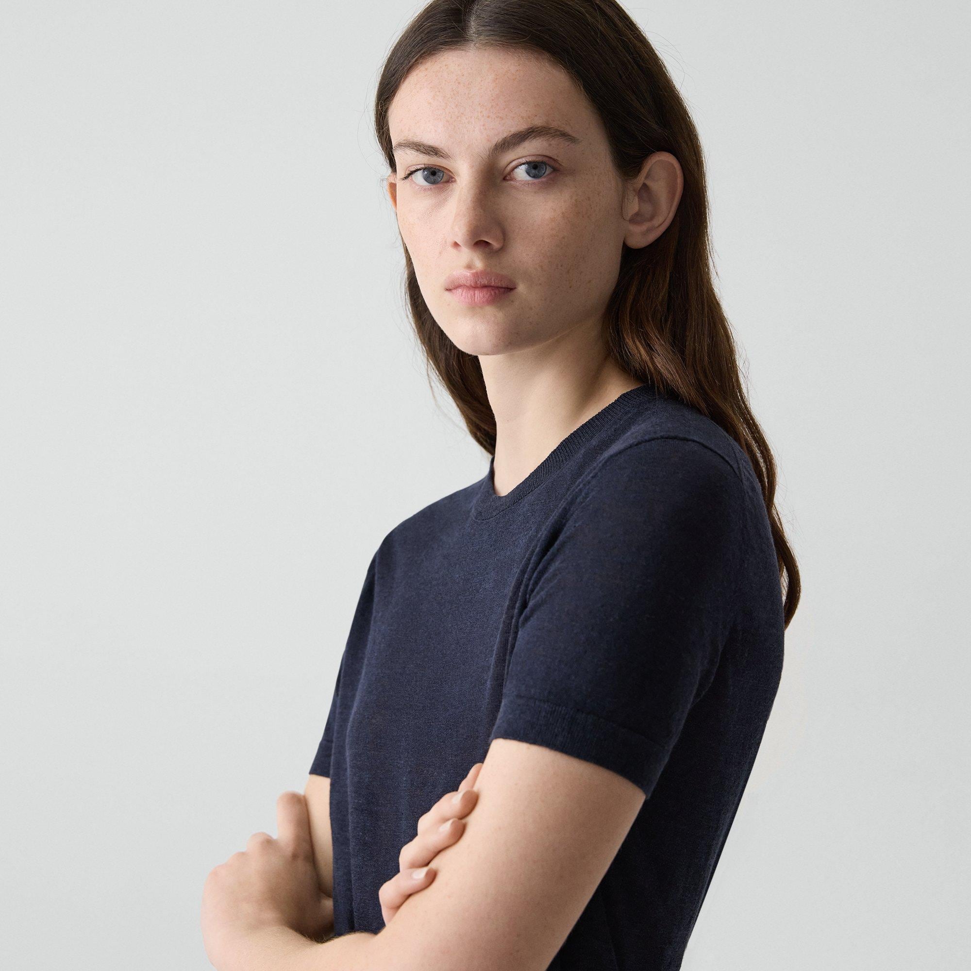 Sweater Tee in Linen Knit