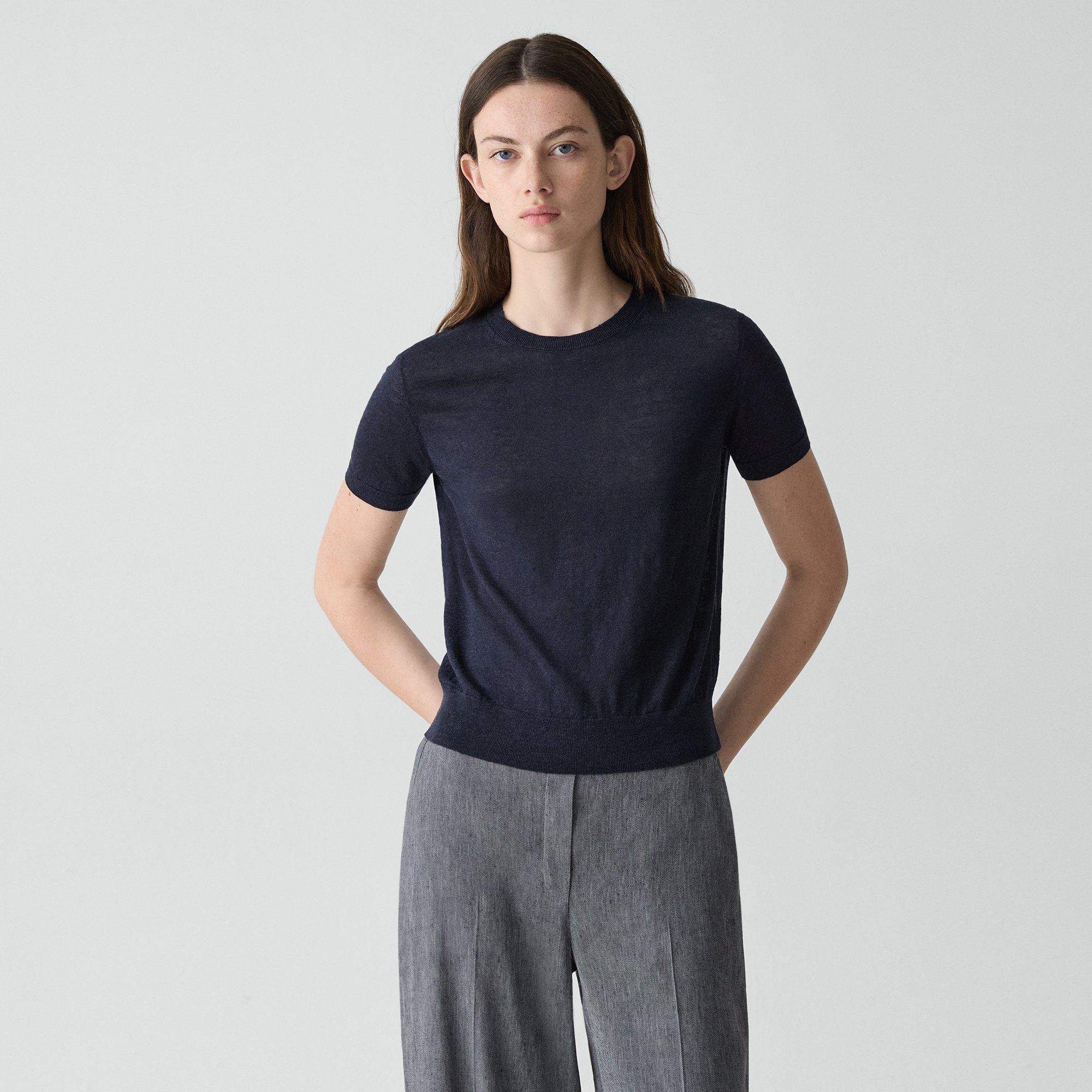 Sweater Tee in Linen Knit