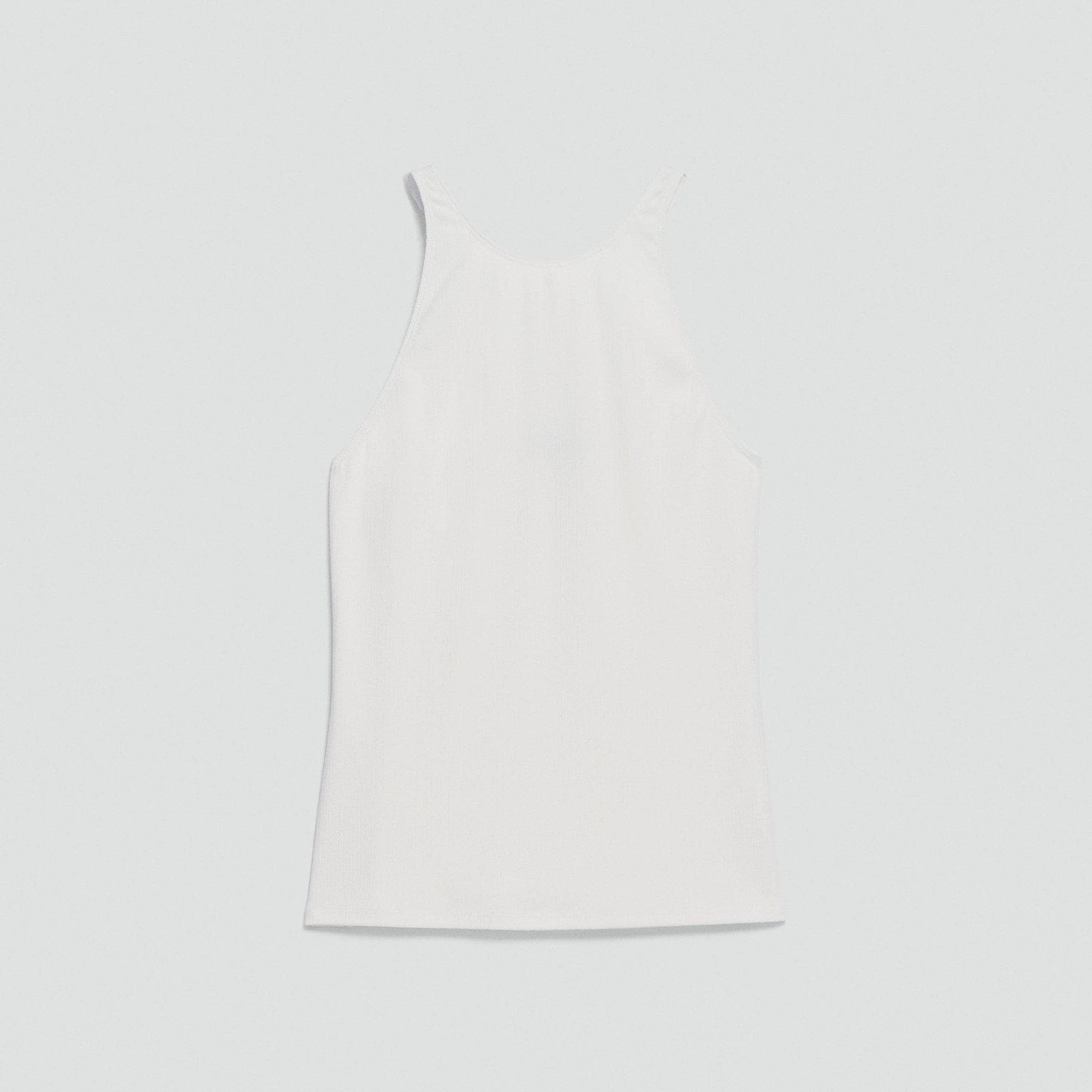 Racerback Tank Top in Stretch Rib