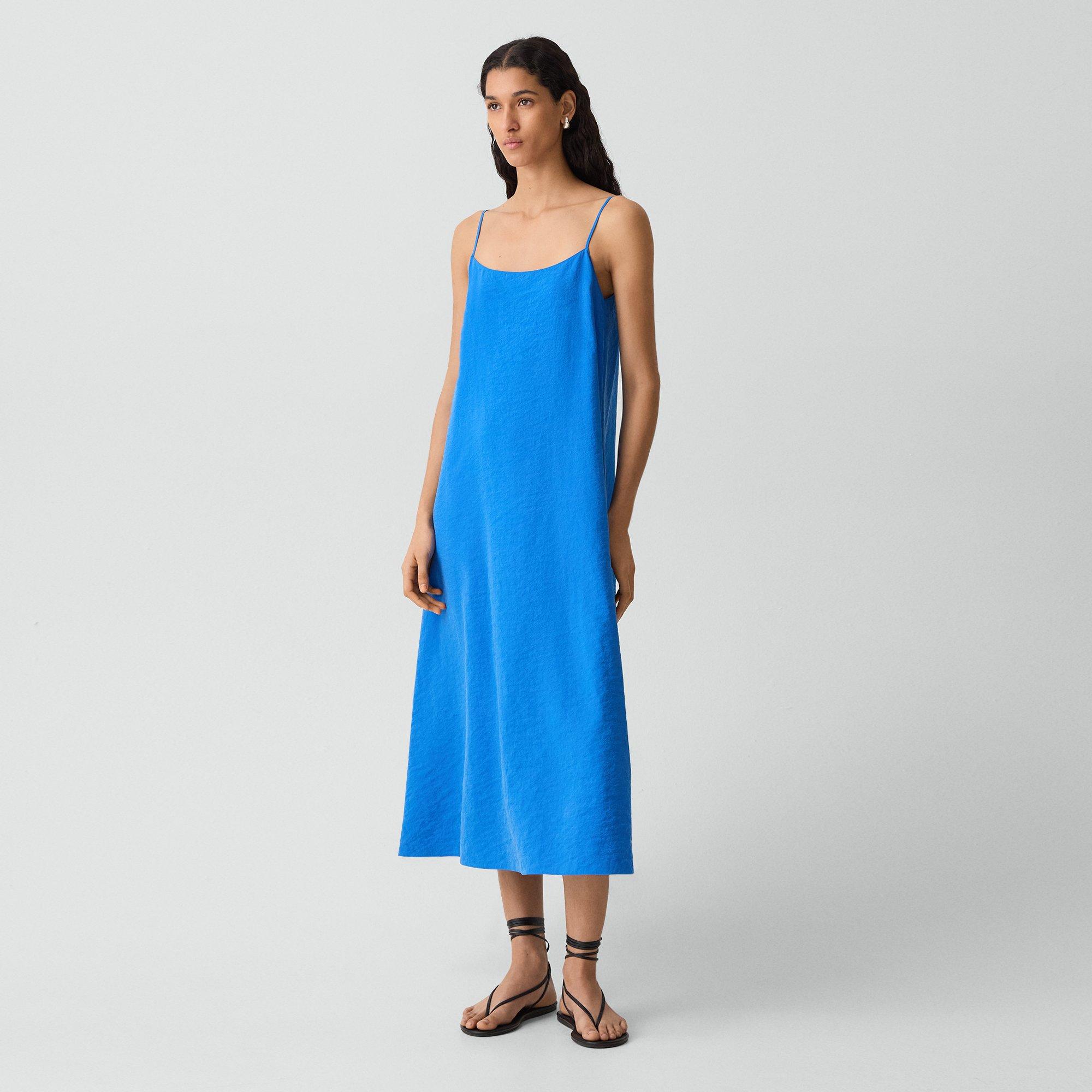 Slip Dress in Relaxed Silk