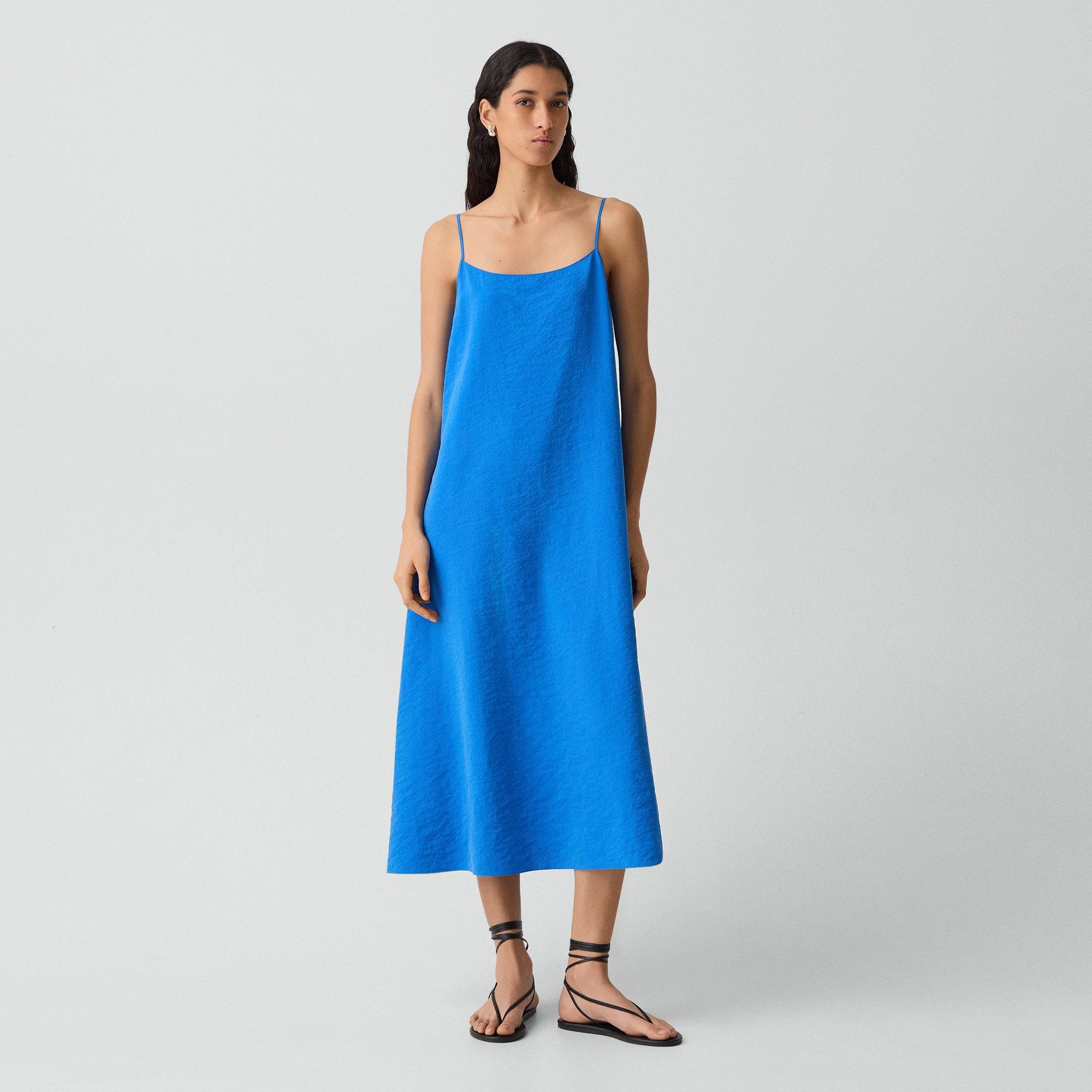Slip Dress in Relaxed Silk