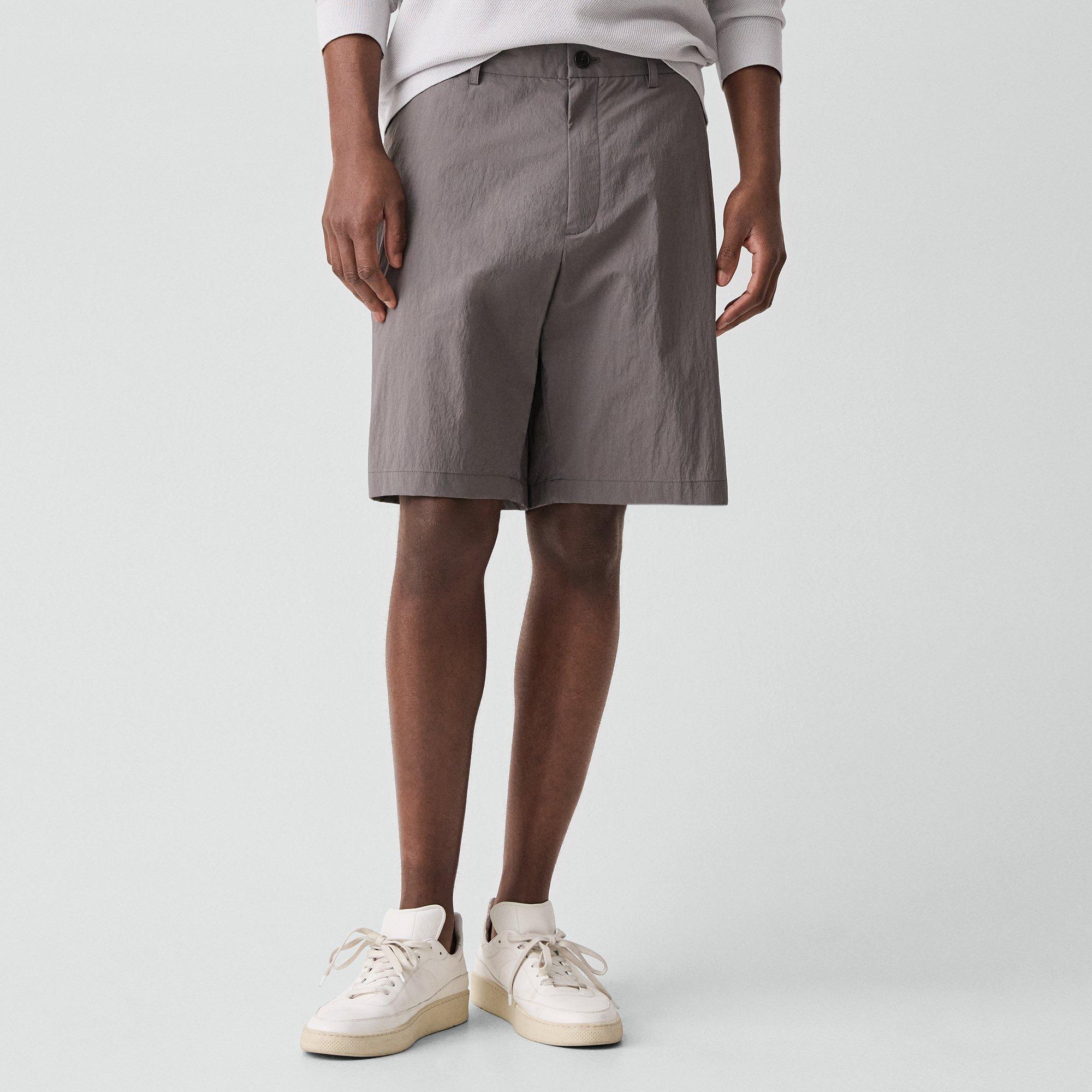 Drawstring Short in Textured Nylon