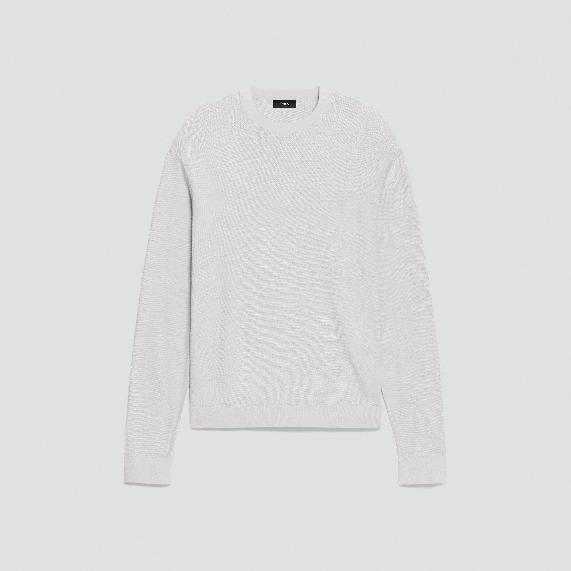 Crewneck Sweatshirt in Silk-Cotton